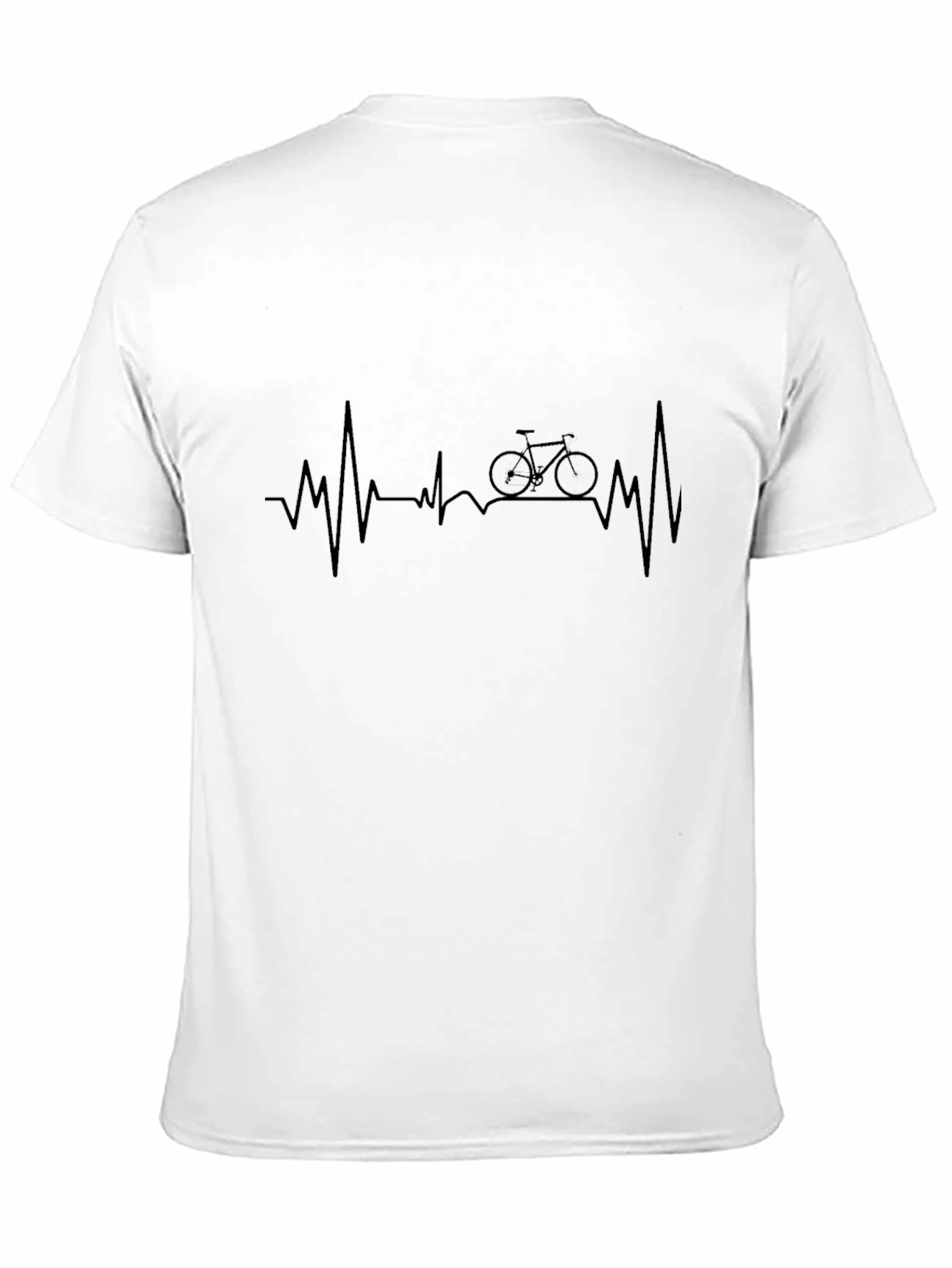 Heartbeat Bicycle T-Shirt - Cycling Lover Tee