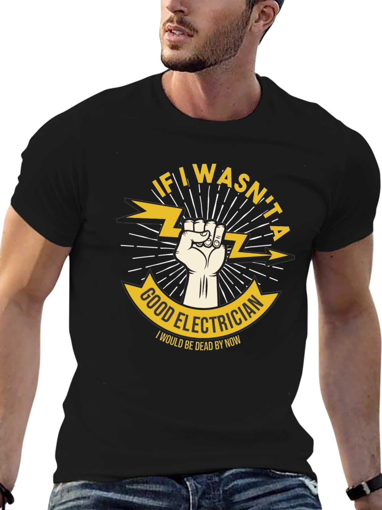 Good Electrician Graphic T-Shirt - Humor Tee