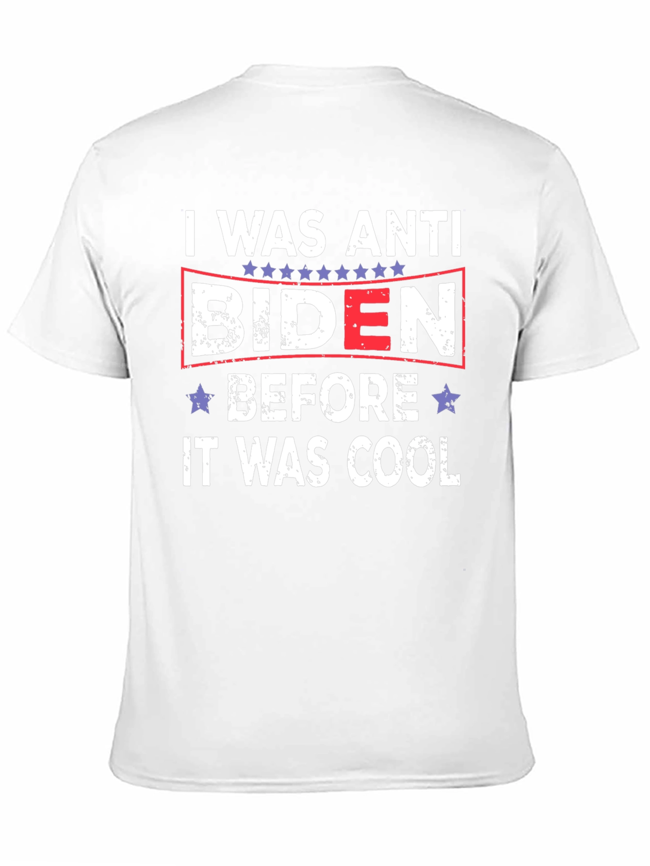 Anti Biden Political Slogan Graphic T-Shirt