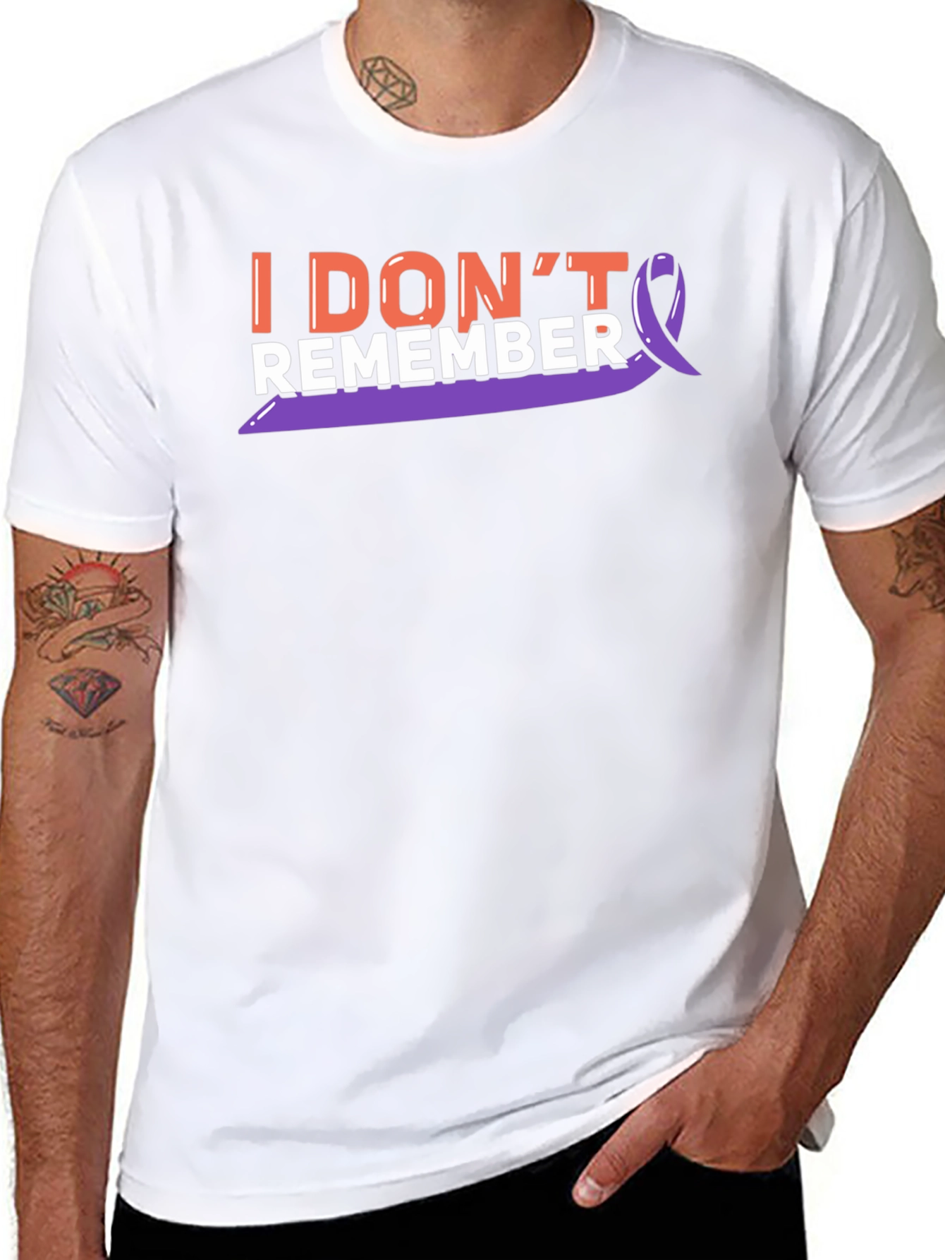 I Dont Remember Awareness Ribbon T-Shirt