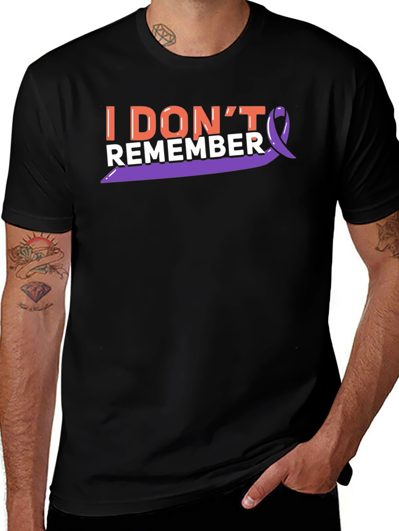 I Dont Remember Awareness Ribbon T-Shirt