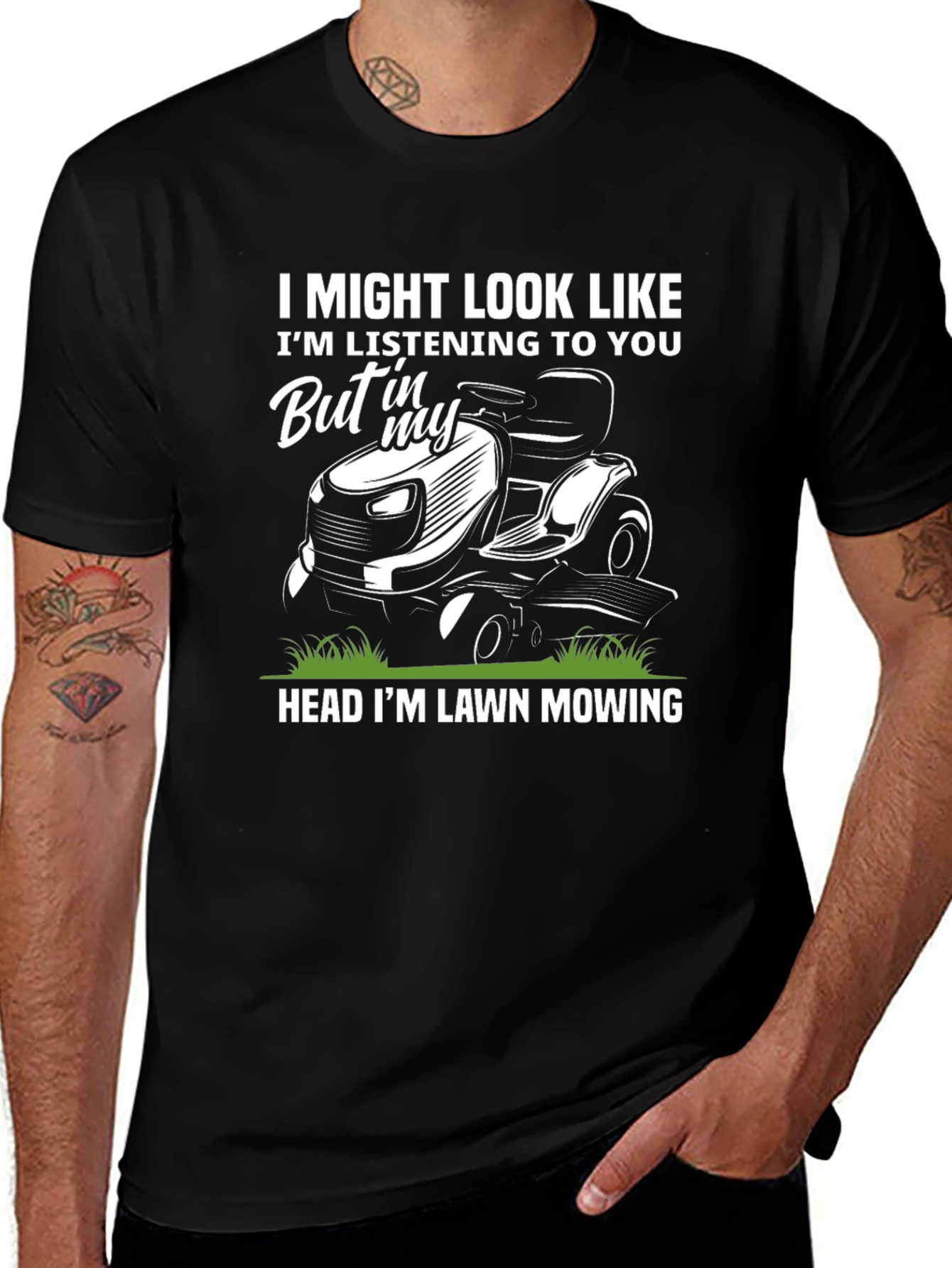 Funny Lawn Mowing T-Shirt