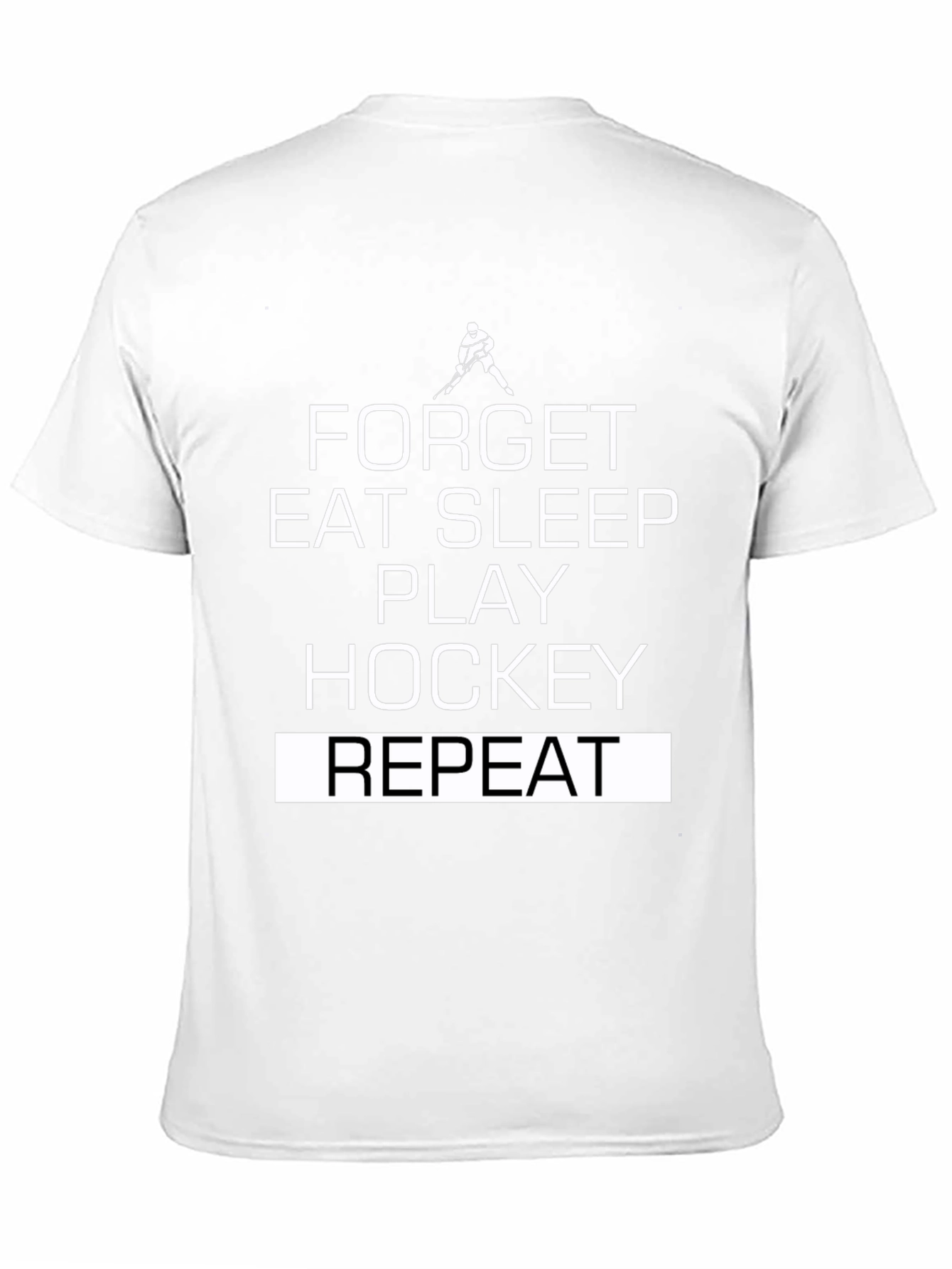 Hockey Lifestyle T-Shirt: Eat Sleep Play Hockey Repeat