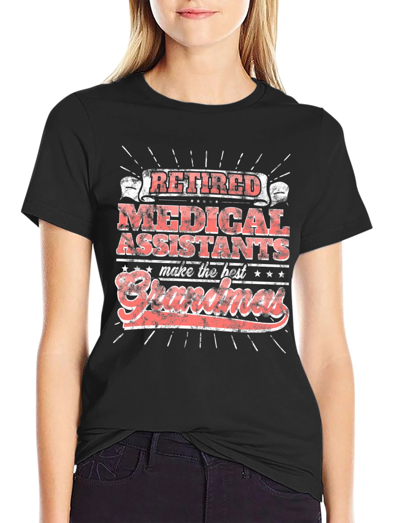 Retired Medical Assistant Grandma T-Shirt