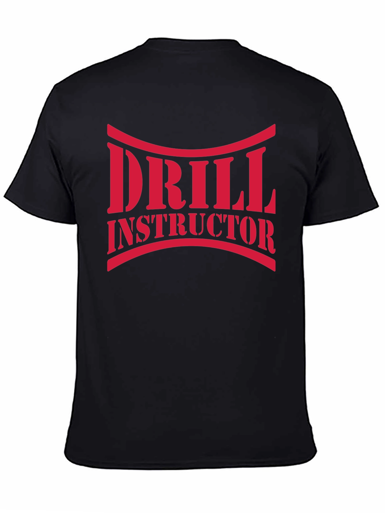 Drill Instructor Graphic Tee - Bold Military Style