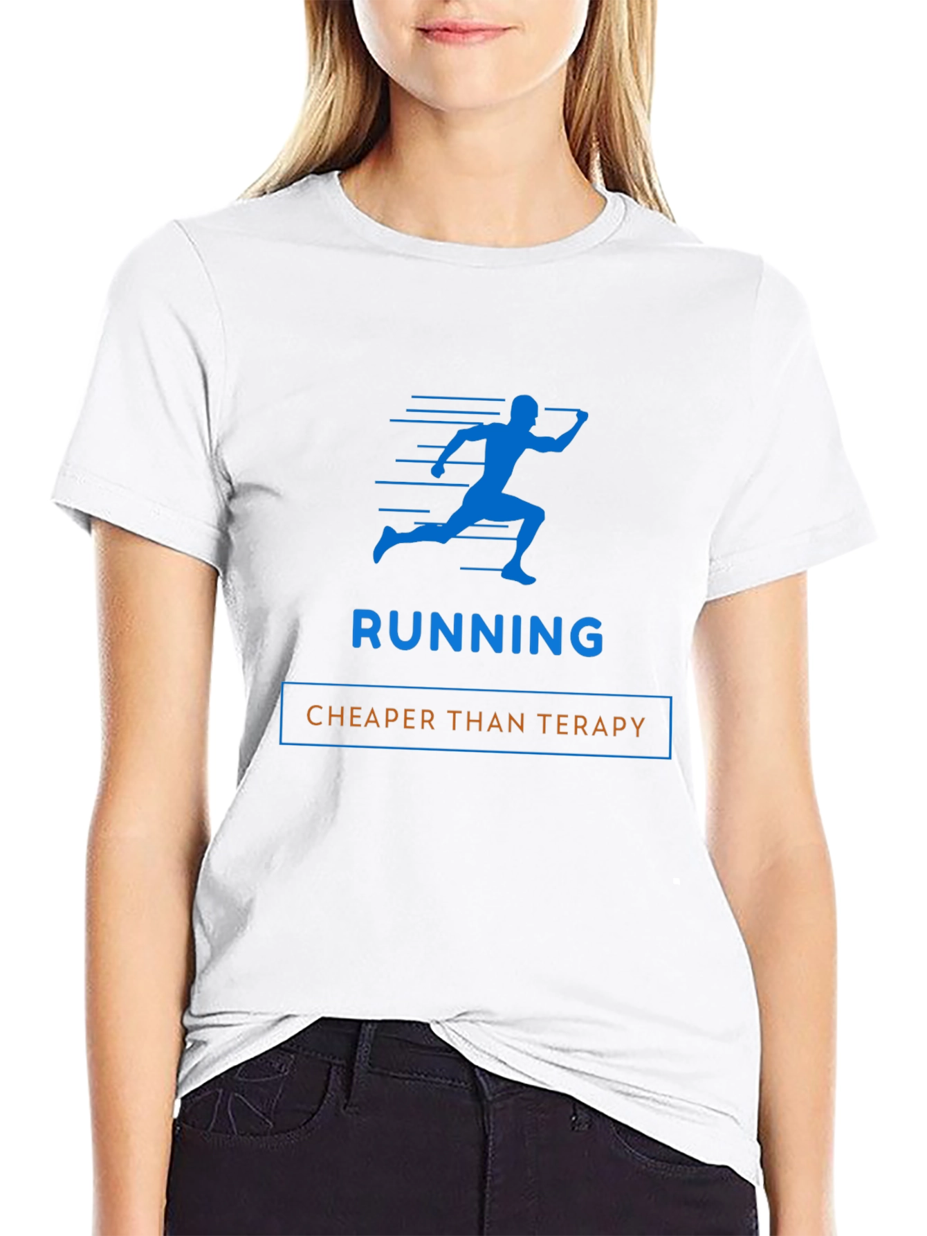 Running Cheaper Than Therapy Graphic Tee