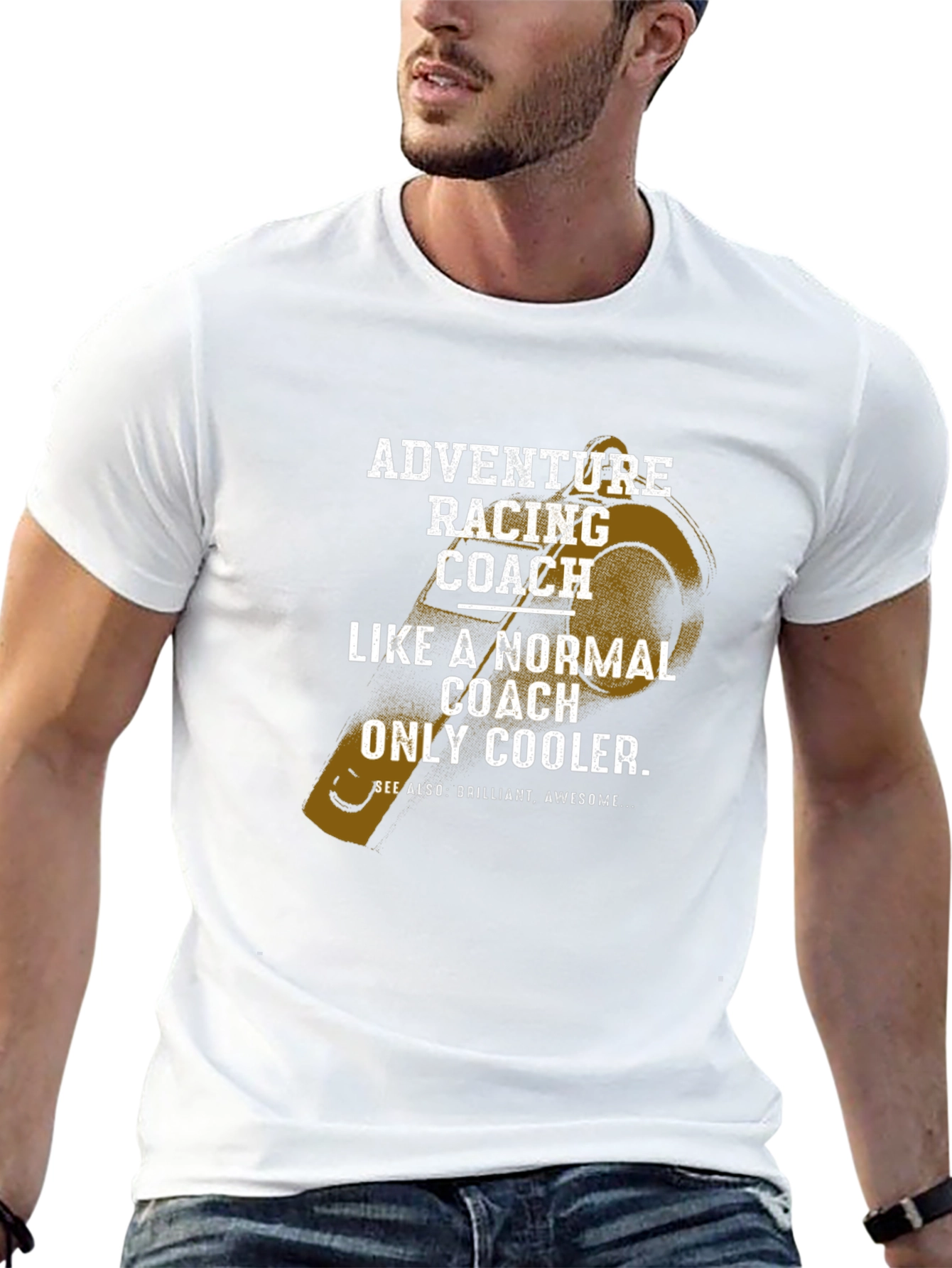 Adventure Racing Coach T-Shirt - Cool Coach Design