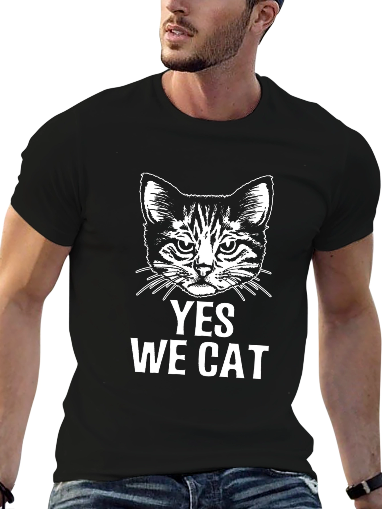 Yes We Cat Graphic T-Shirt