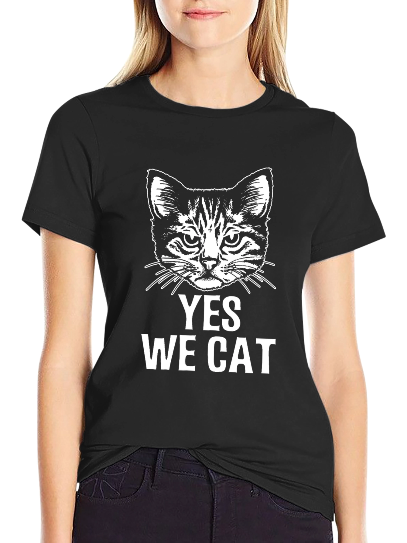 Yes We Cat Graphic T-Shirt