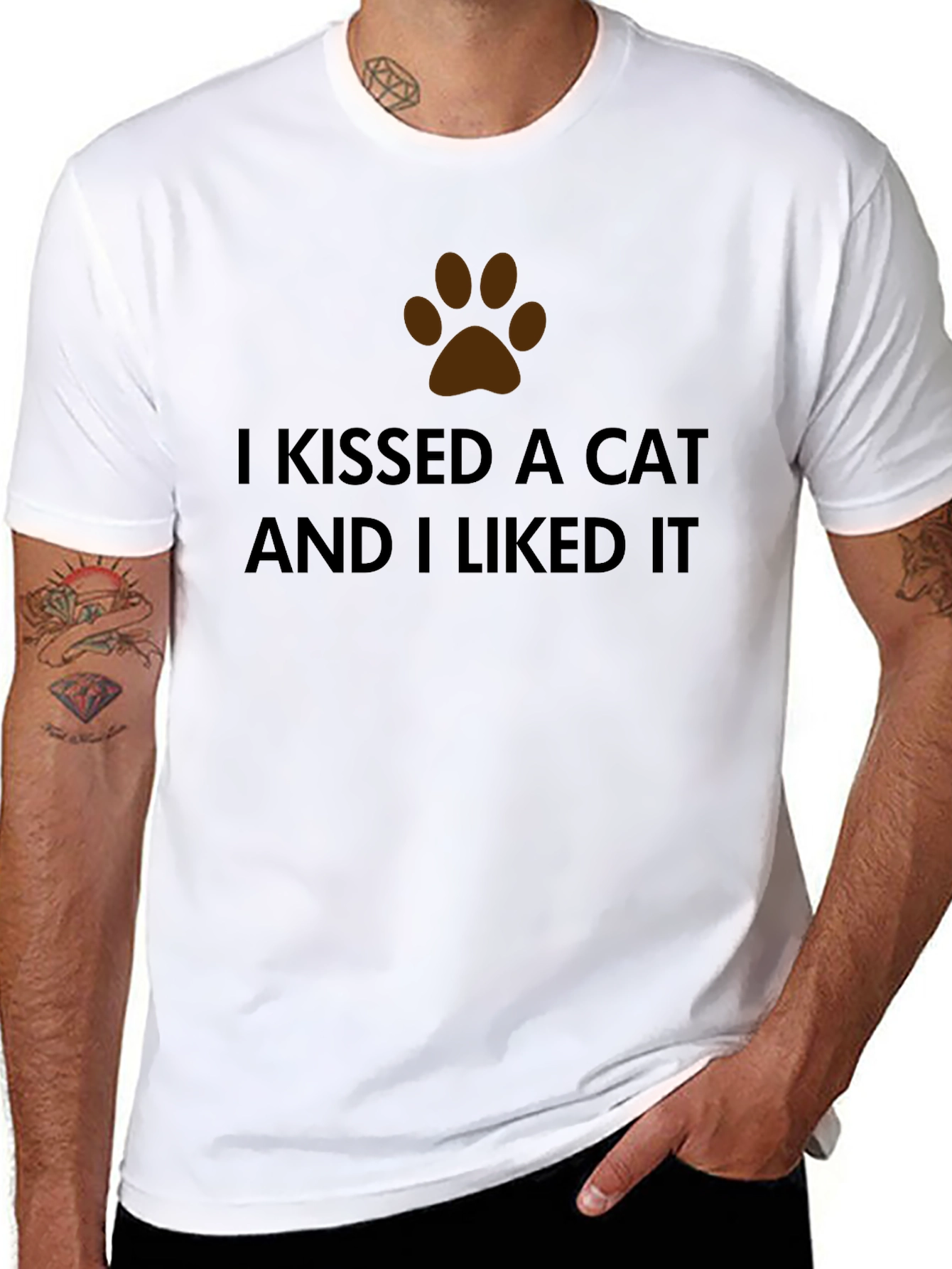I Kissed A Cat T-Shirt