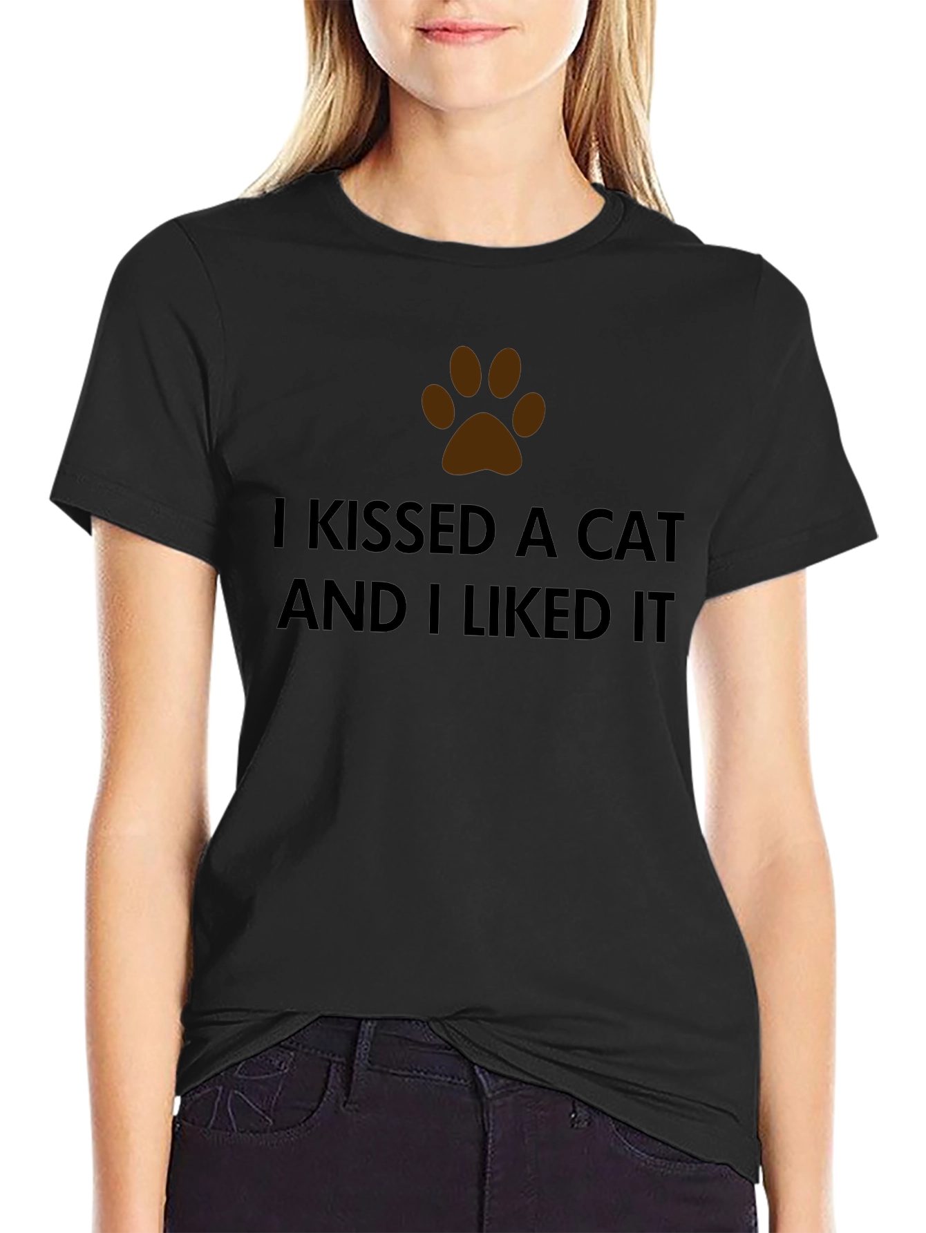 I Kissed A Cat T-Shirt