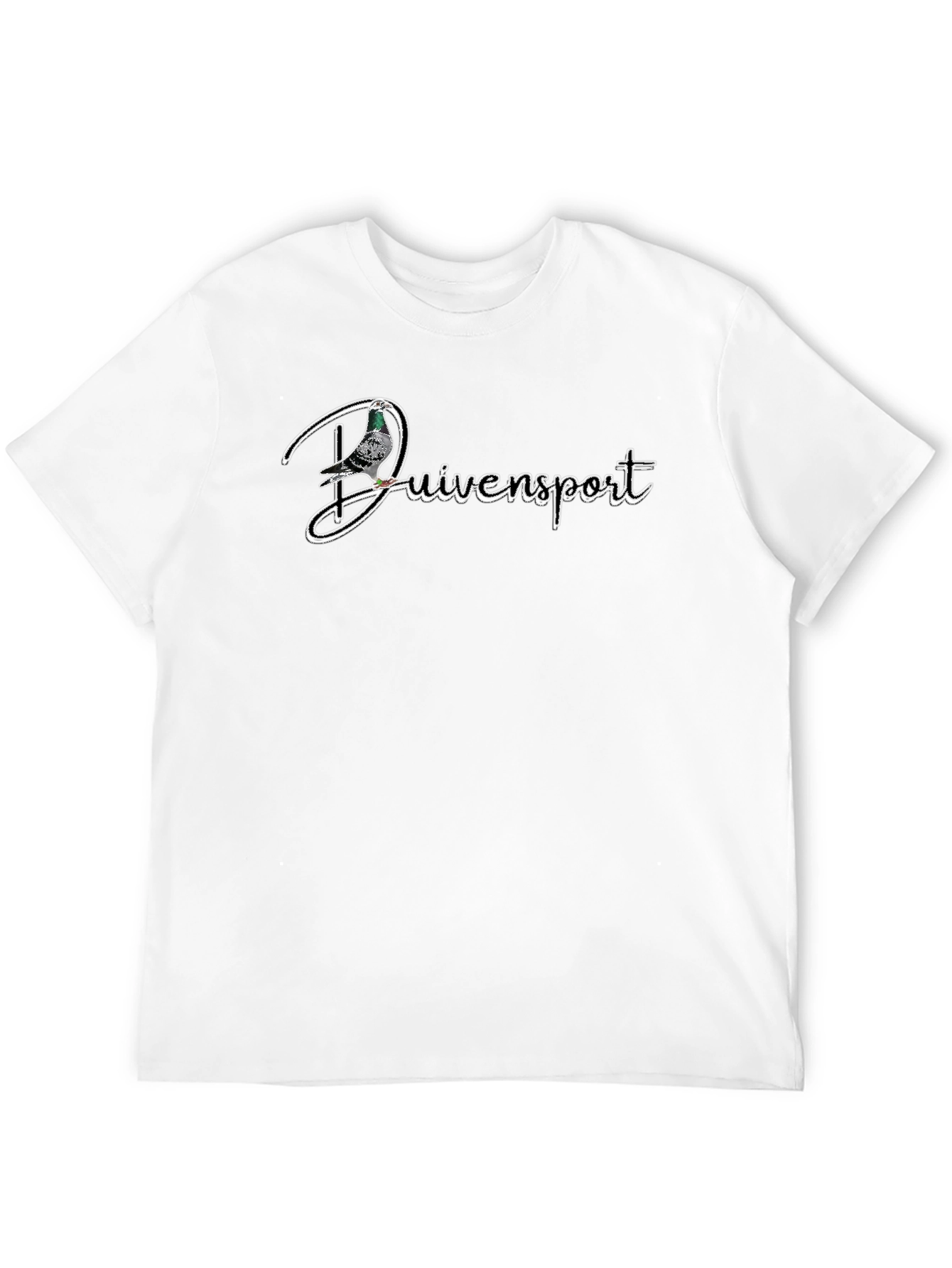 Duivensport Pigeon Graphic Tee - Black