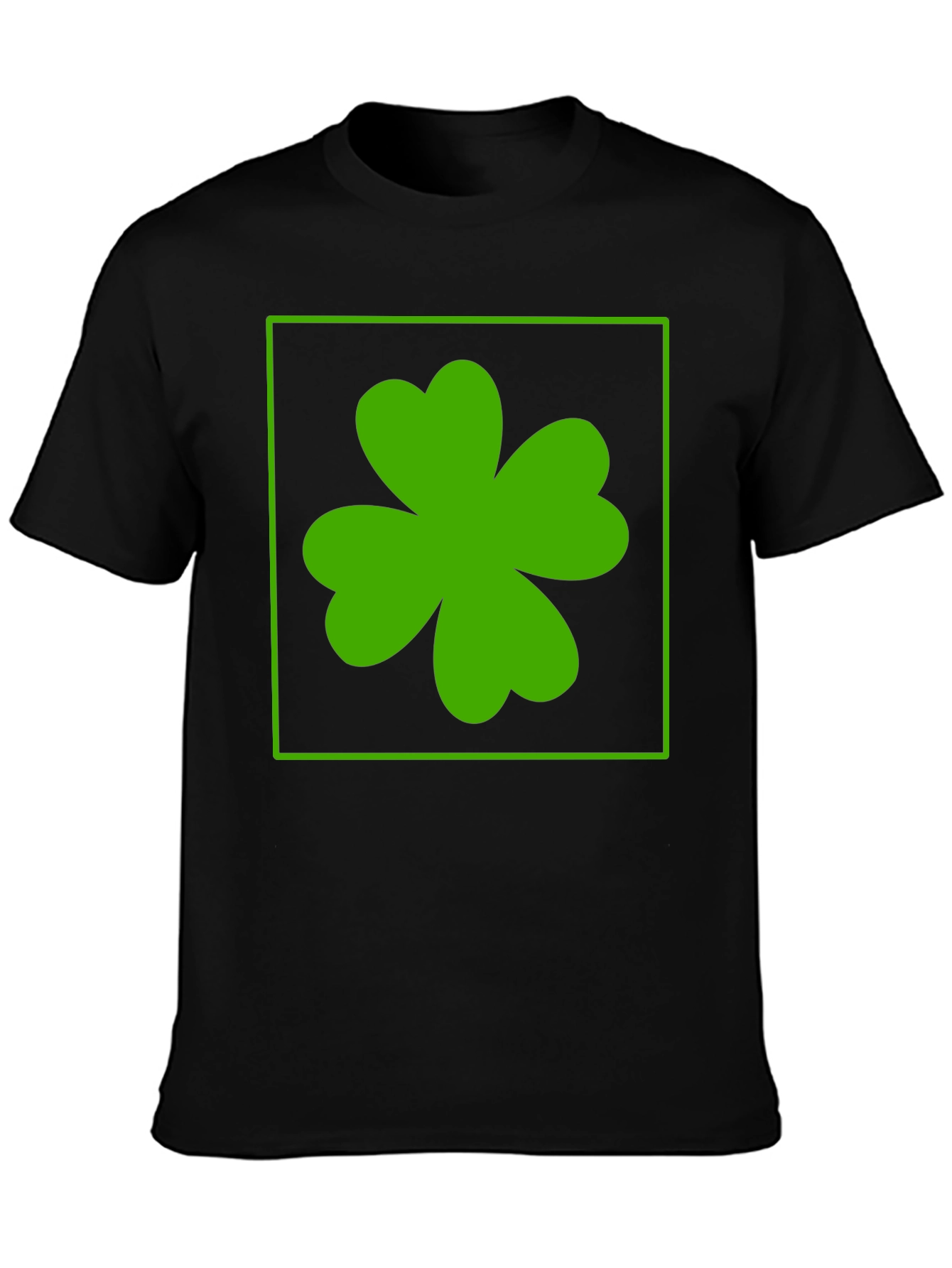 Lucky Clover Tee - Black St. Patricks Day T-Shirt