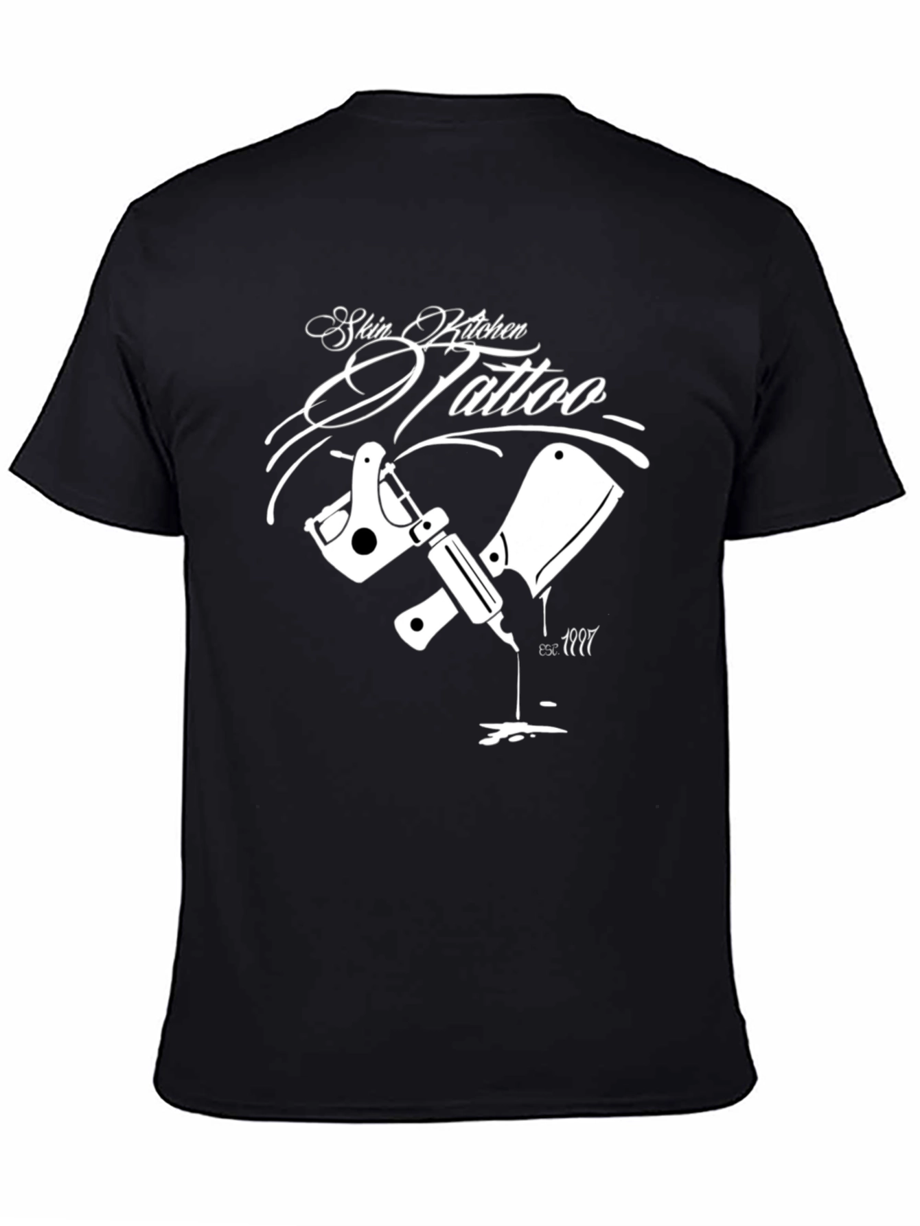 Skin Kitchen Tattoo Black Graphic Tee