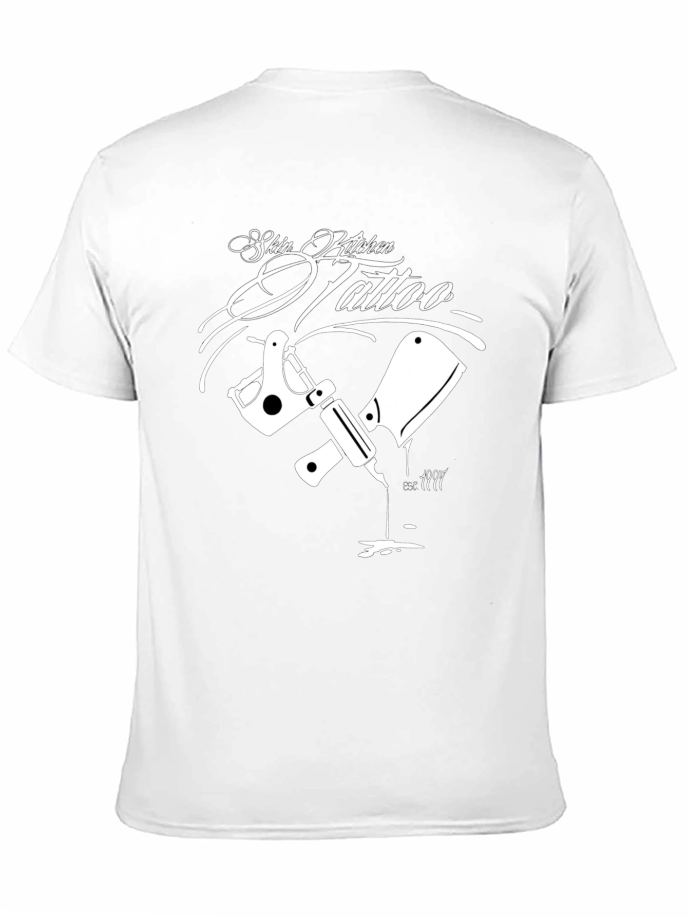 Skin Kitchen Tattoo Black Graphic Tee