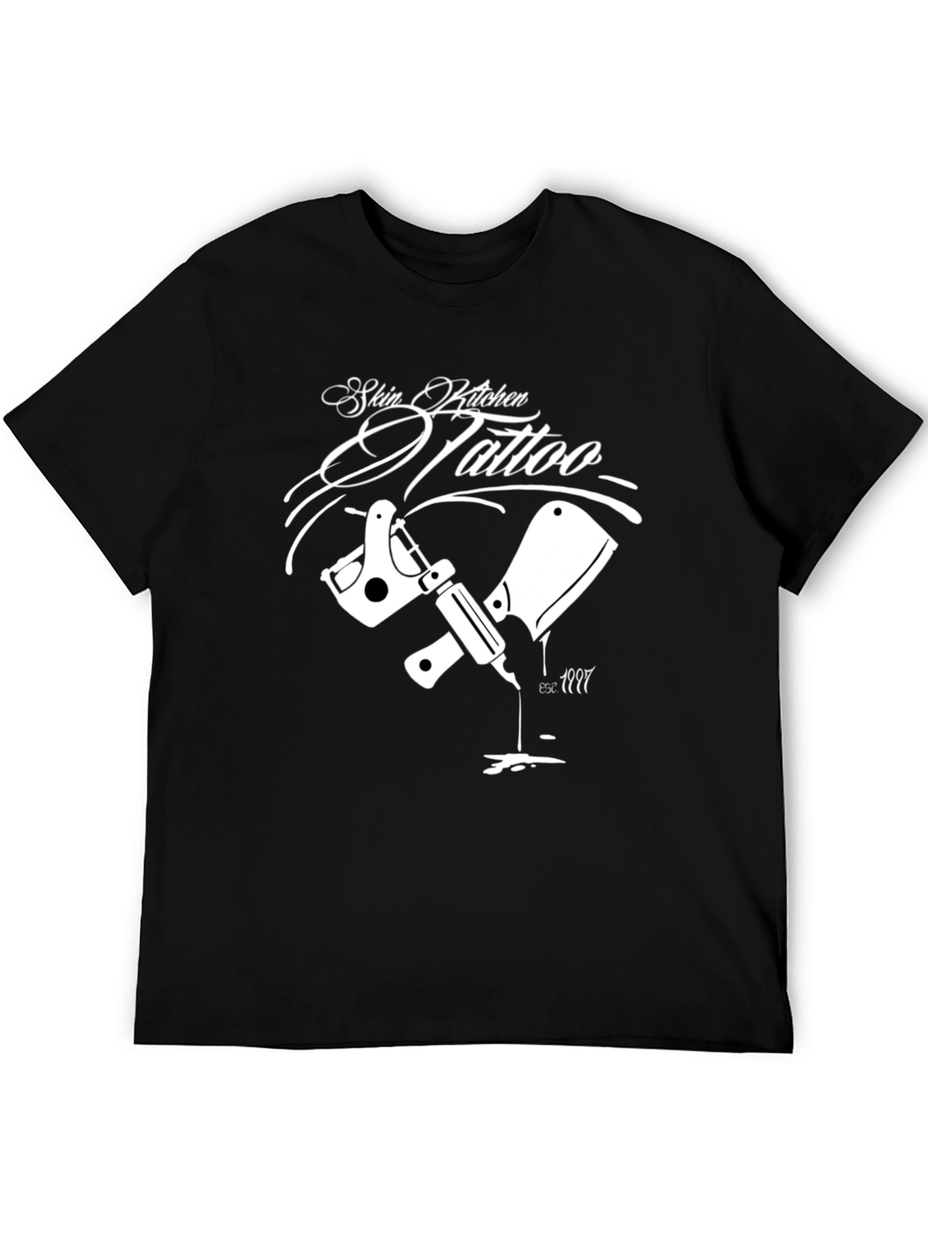 Skin Kitchen Tattoo Black Graphic Tee