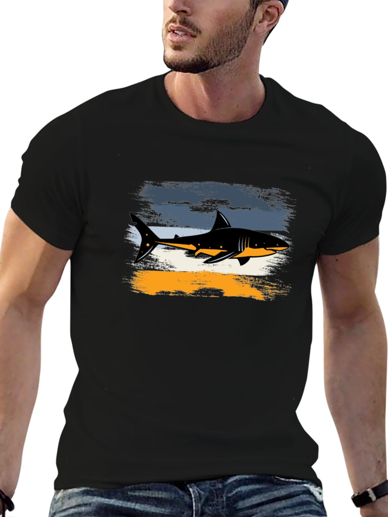 Shark Graphic Tee - Coastal Cool Style
