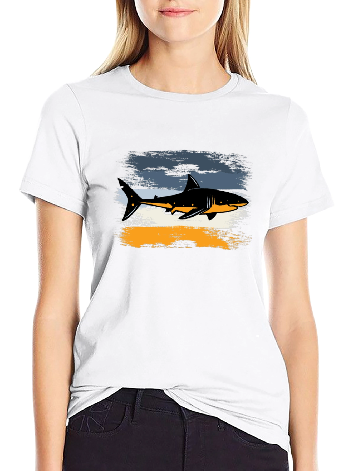 Shark Graphic Tee - Coastal Cool Style