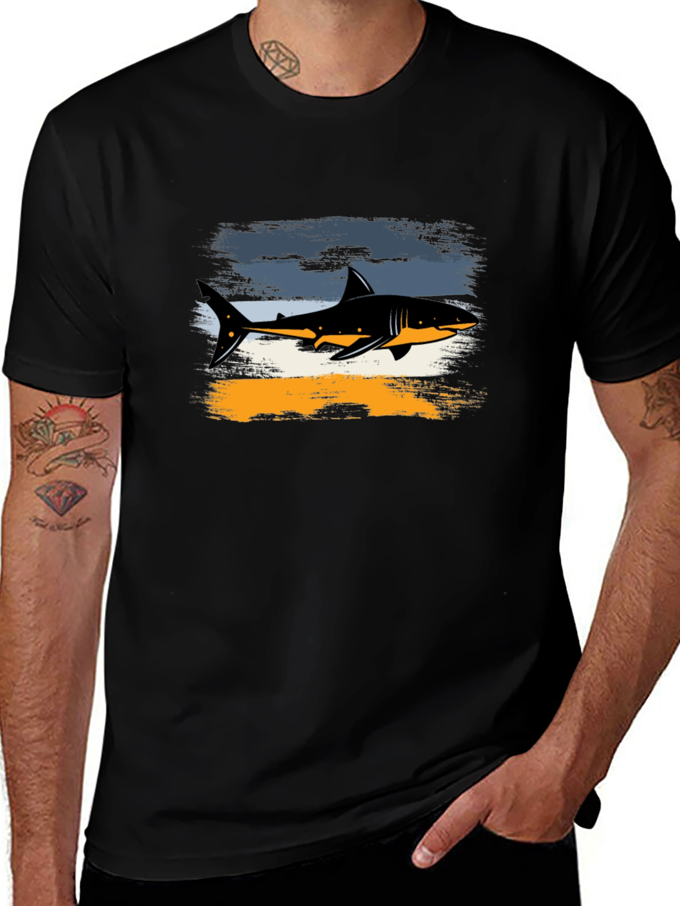 Shark Graphic Tee - Coastal Cool Style
