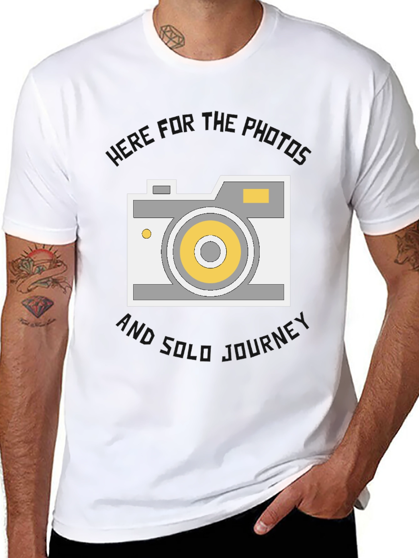 Photographers Journey Black T-Shirt