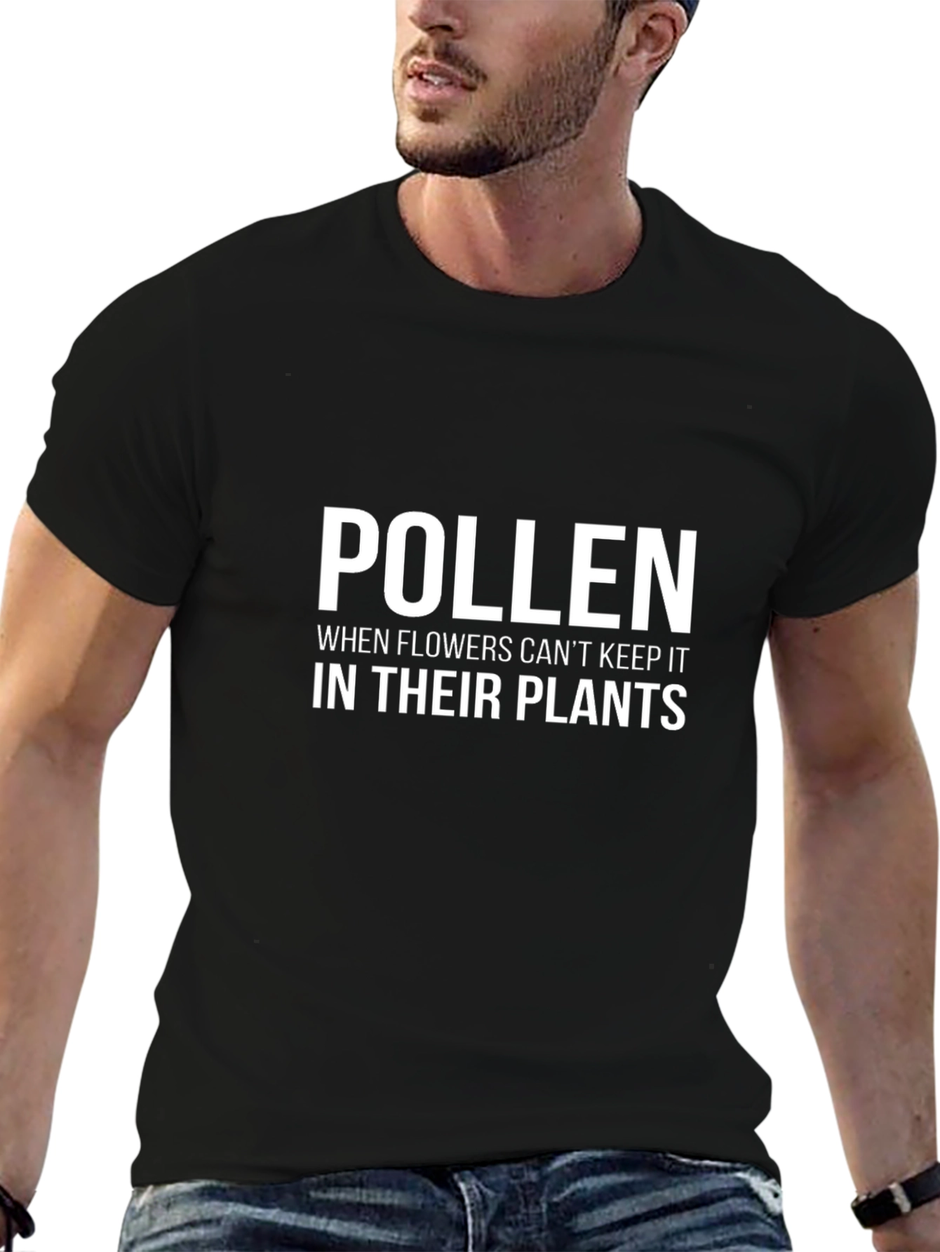 Pollen Allergy Humor T-Shirt: Funny Plant Pun Tee