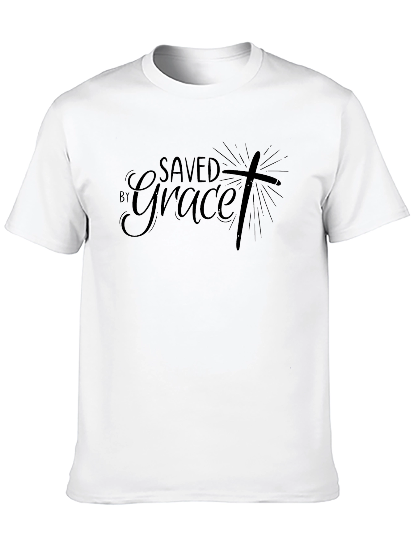 Saved by Grace T-Shirt - Christian Faith Tee