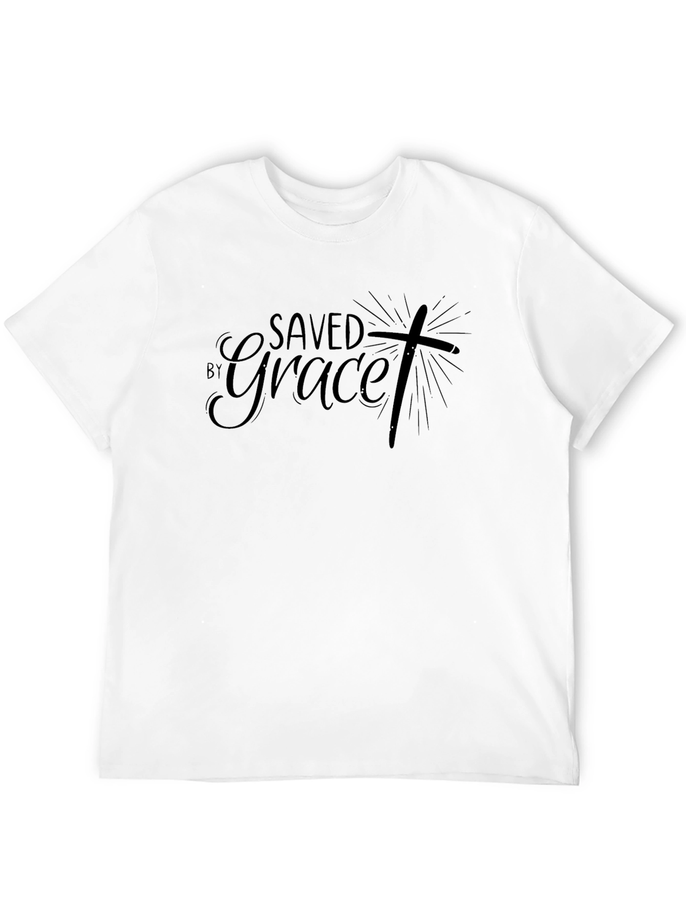 Saved by Grace T-Shirt - Christian Faith Tee