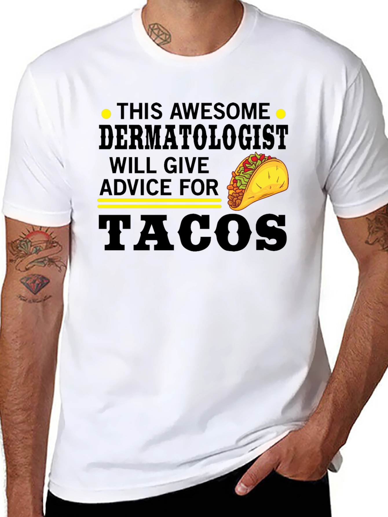 Dermatologist Tacos Graphic Tee