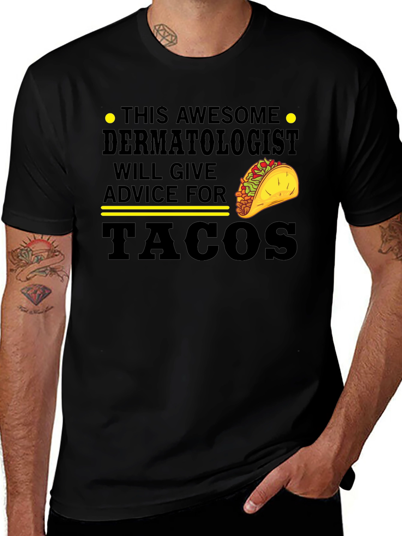Dermatologist Tacos Graphic Tee