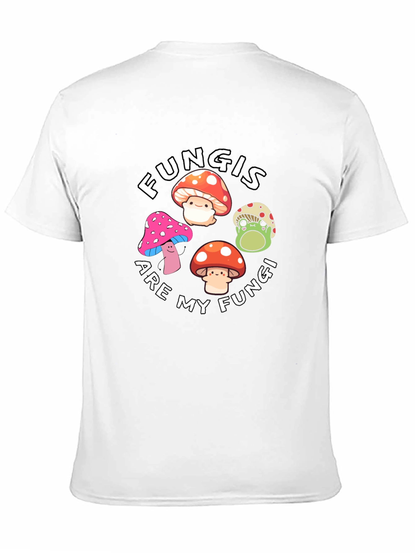 Fun Cute Mushroom Graphic T-Shirt