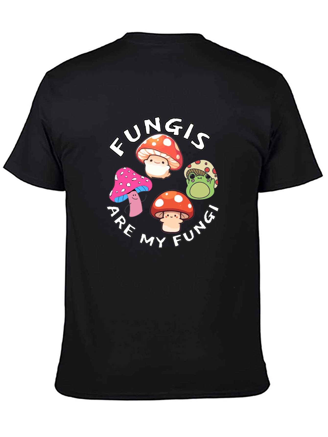 Fun Cute Mushroom Graphic T-Shirt