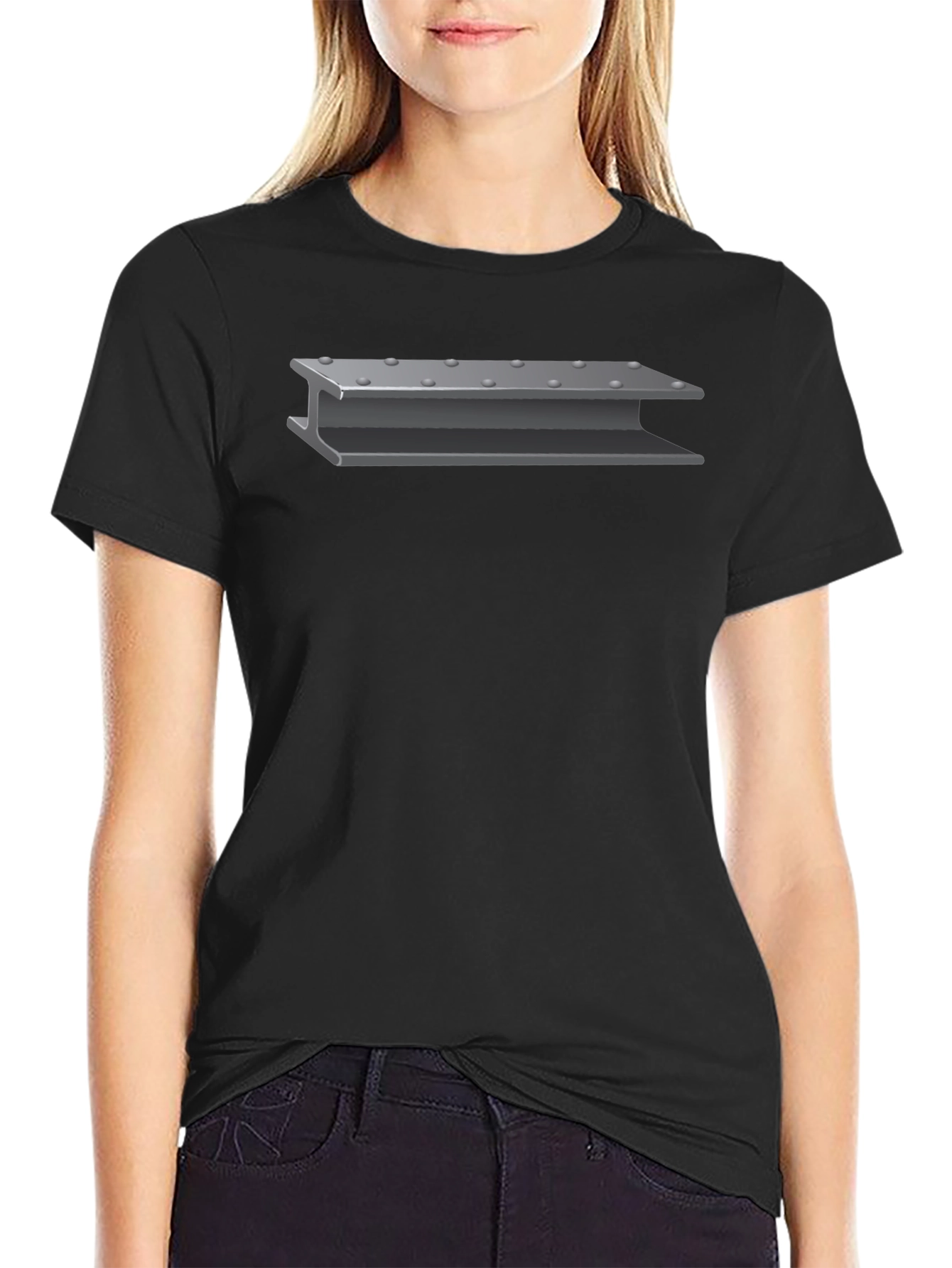I-Beam Graphic Tee - Structural Steel T-Shirt