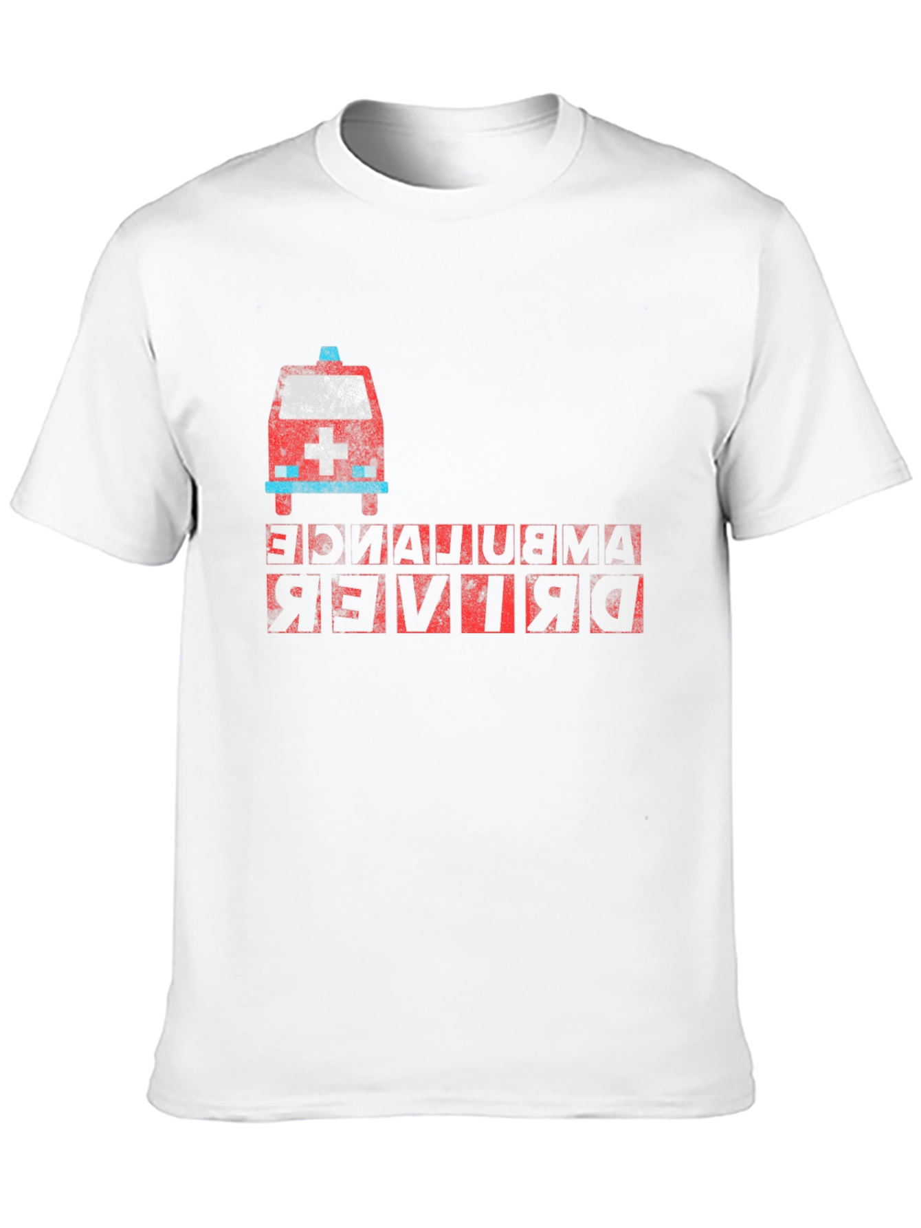 Ambulance Driver T-Shirt - Quirky Backwards Design