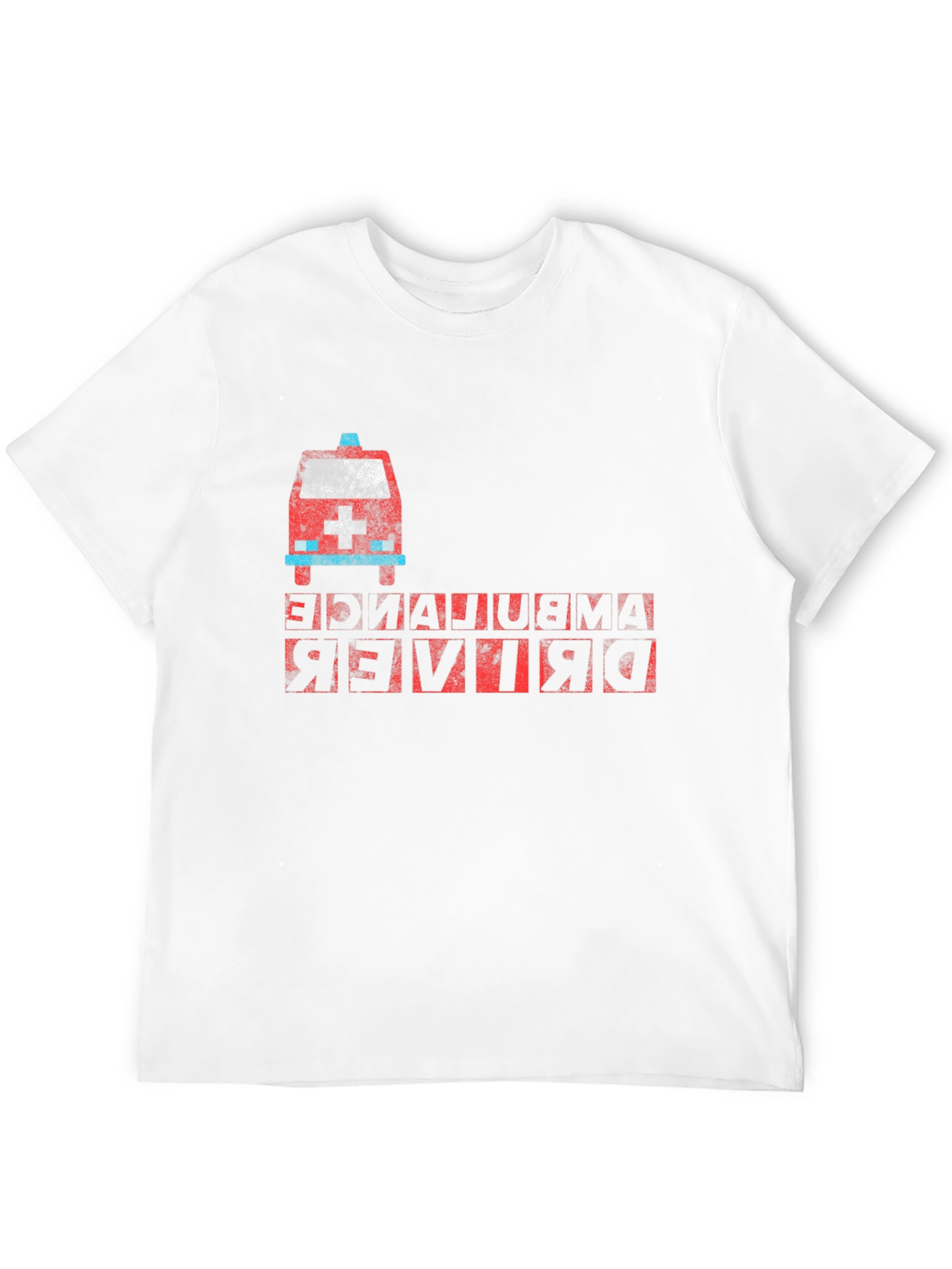 Ambulance Driver T-Shirt - Quirky Backwards Design