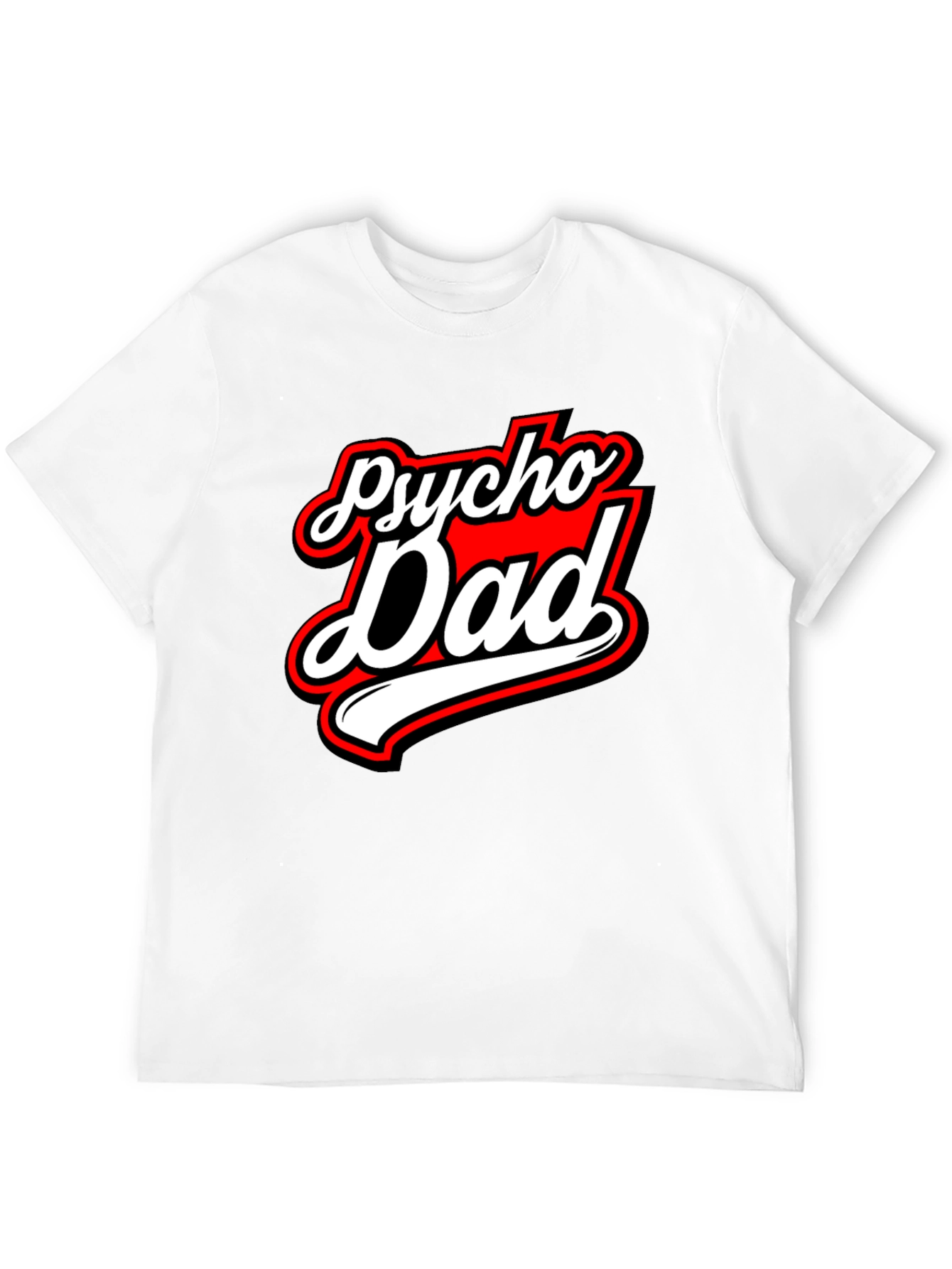 Psycho Dad Graphic Tee - Black Crew Neck