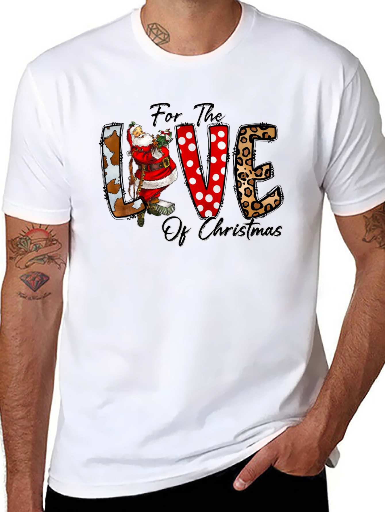 For The Love Of Christmas Graphic Tee