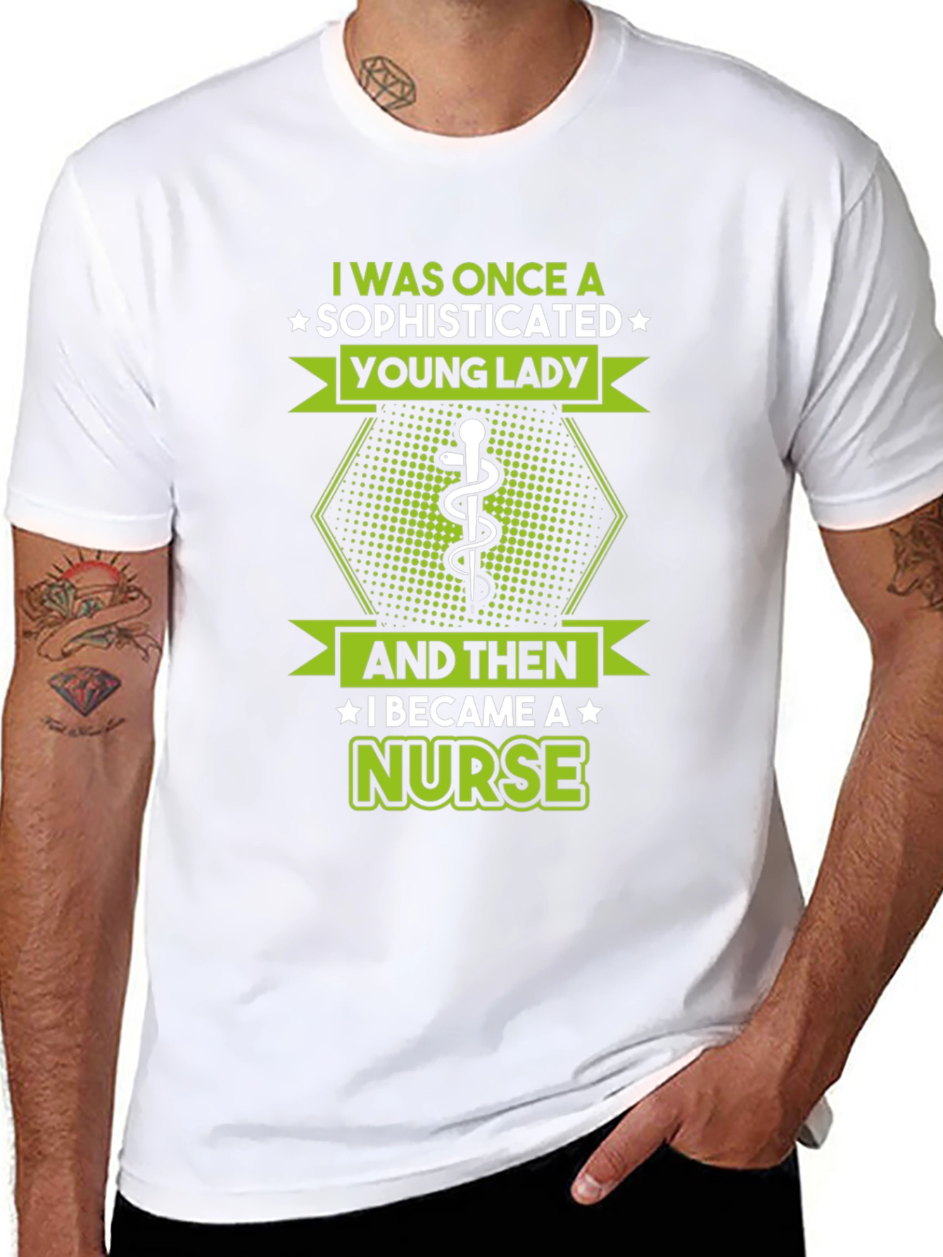 Sophisticated Nurse T-Shirt - Funny Healthcare Apparel