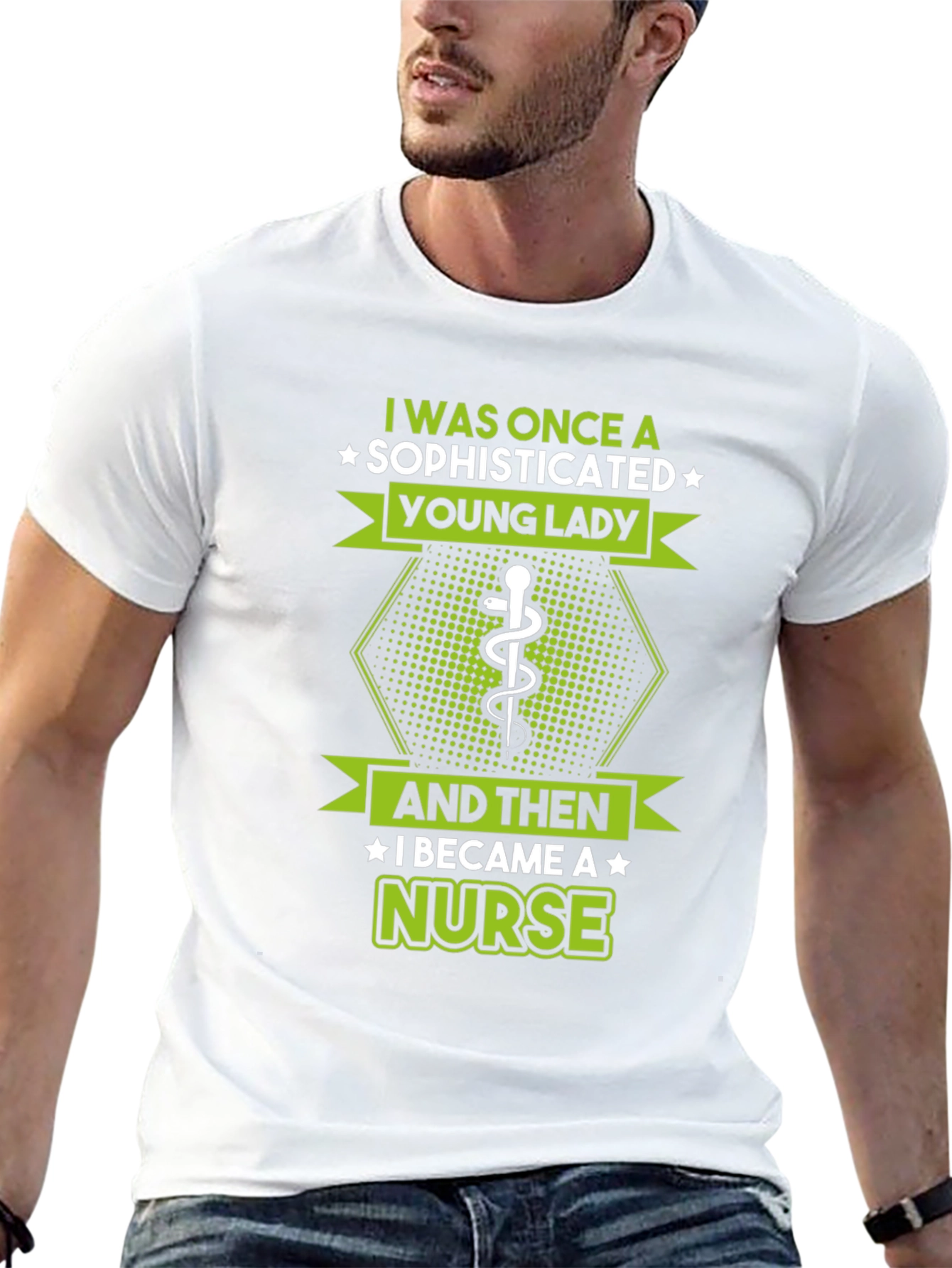 Sophisticated Nurse T-Shirt - Funny Healthcare Apparel