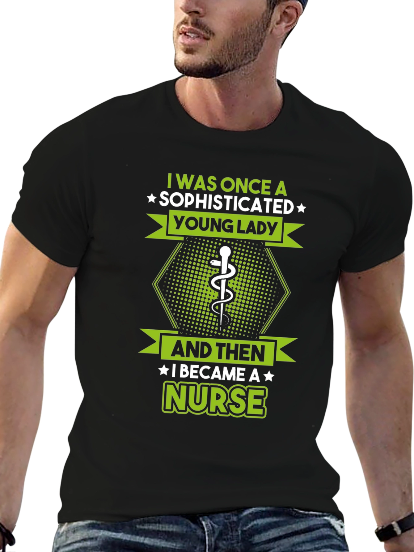 Sophisticated Nurse T-Shirt - Funny Healthcare Apparel