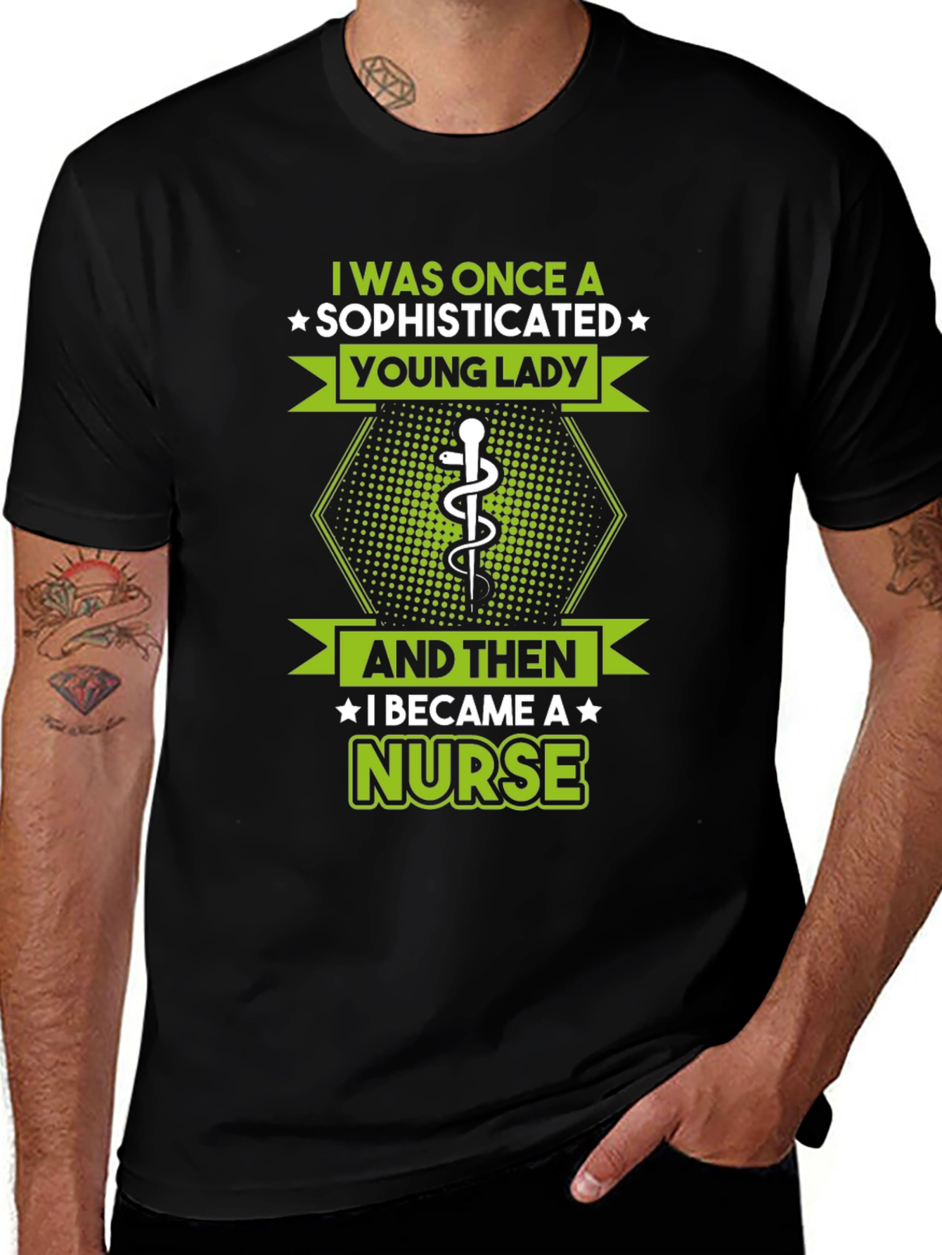 Sophisticated Nurse T-Shirt - Funny Healthcare Apparel