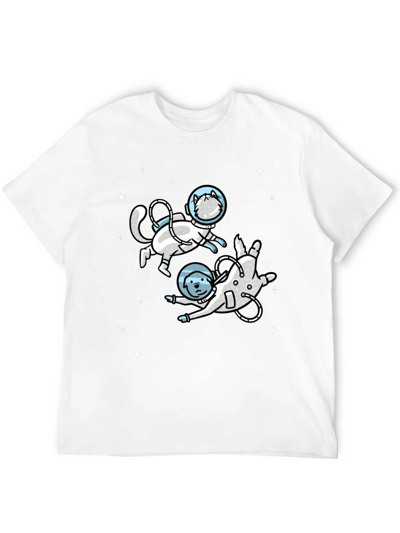 Space Cat & Dog T-Shirt
