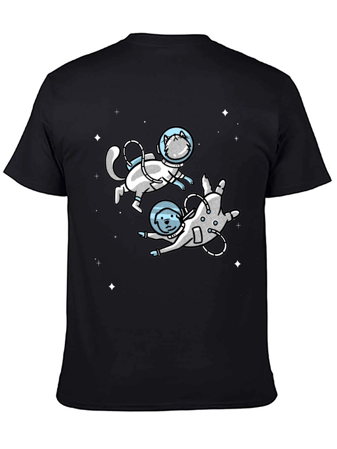 Space Cat & Dog T-Shirt