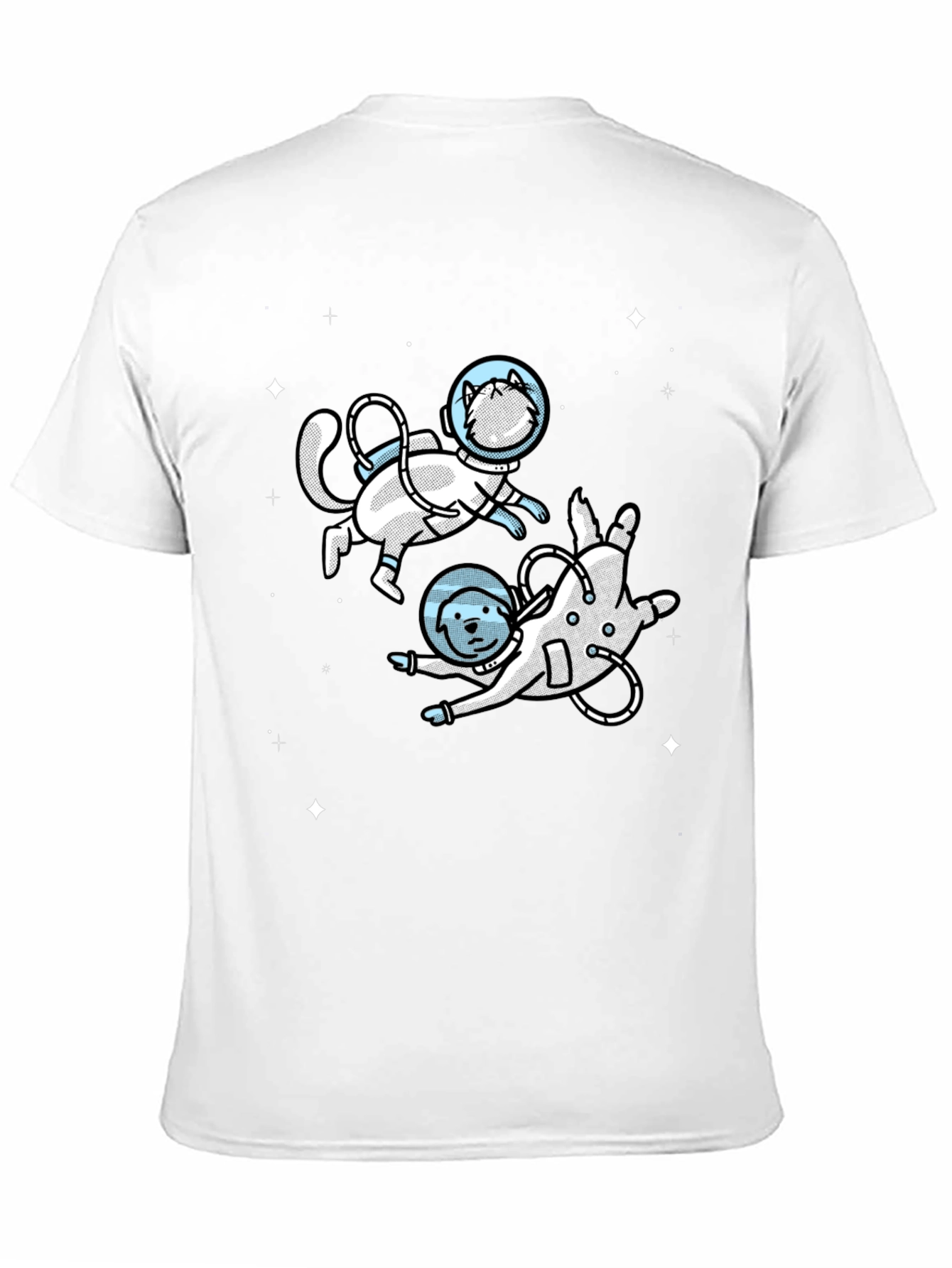 Space Cat & Dog T-Shirt