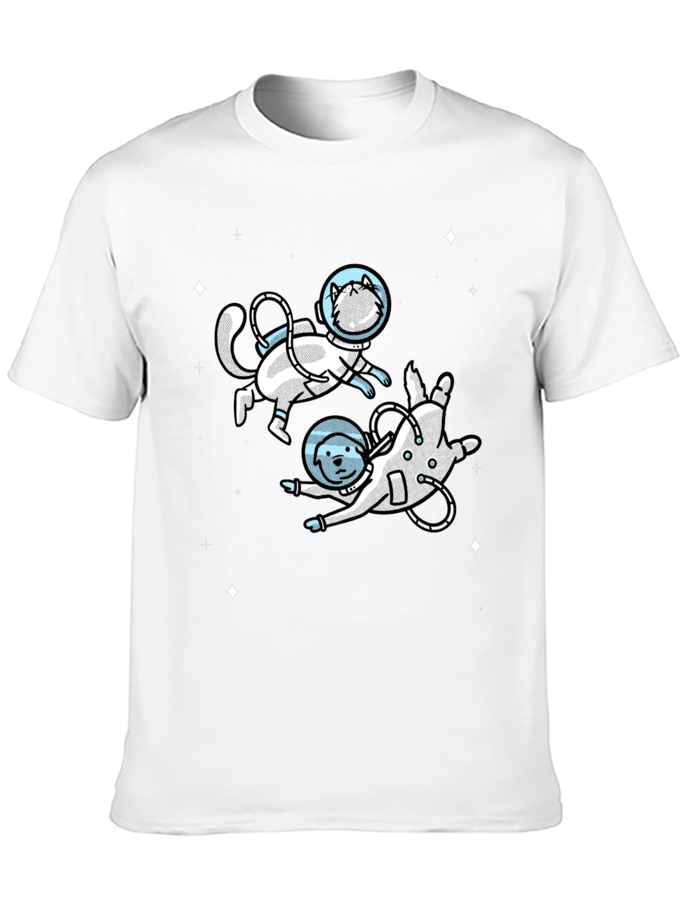 Space Cat & Dog T-Shirt