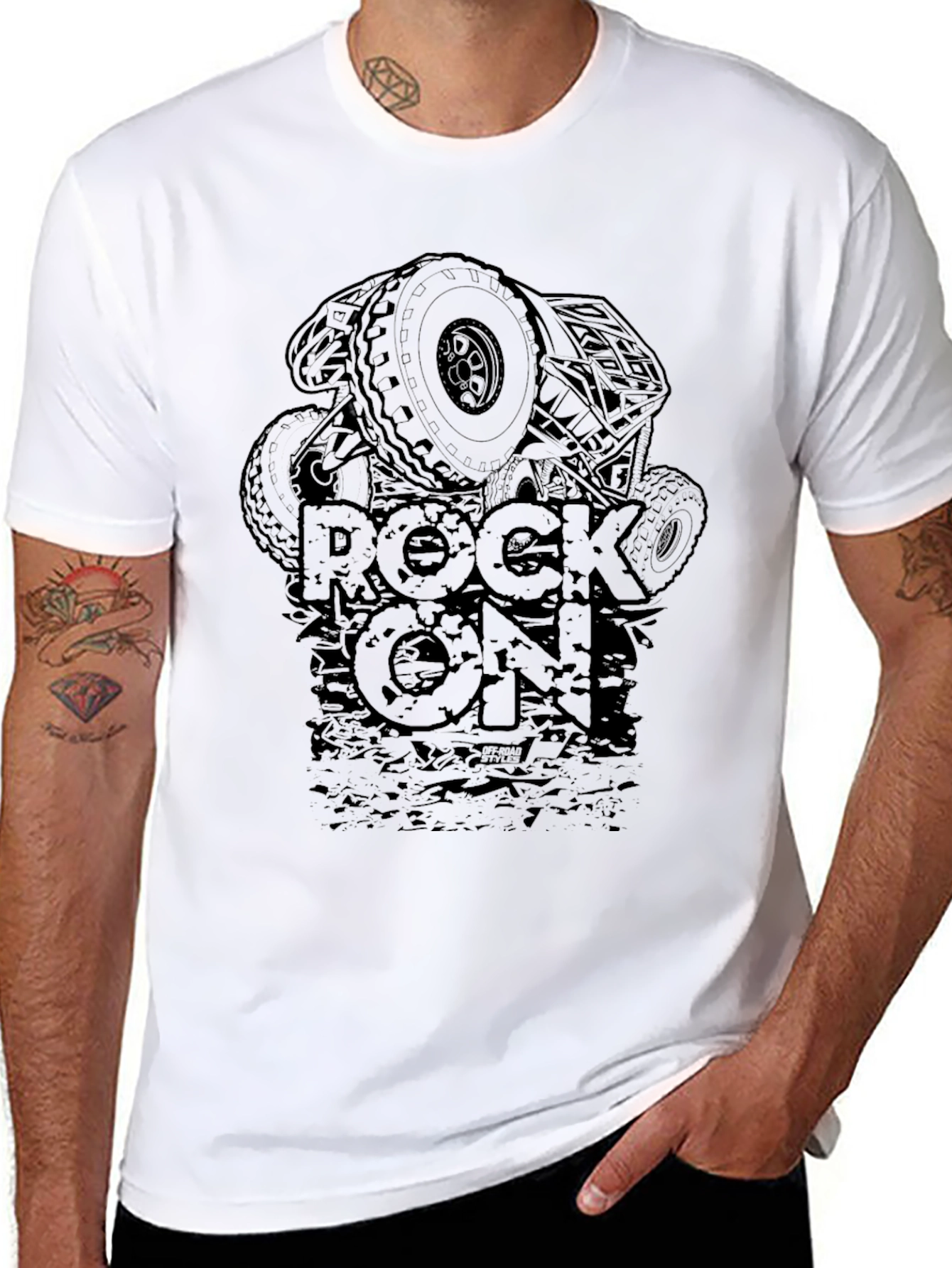 Rock On Off-Road T-Shirt - Black