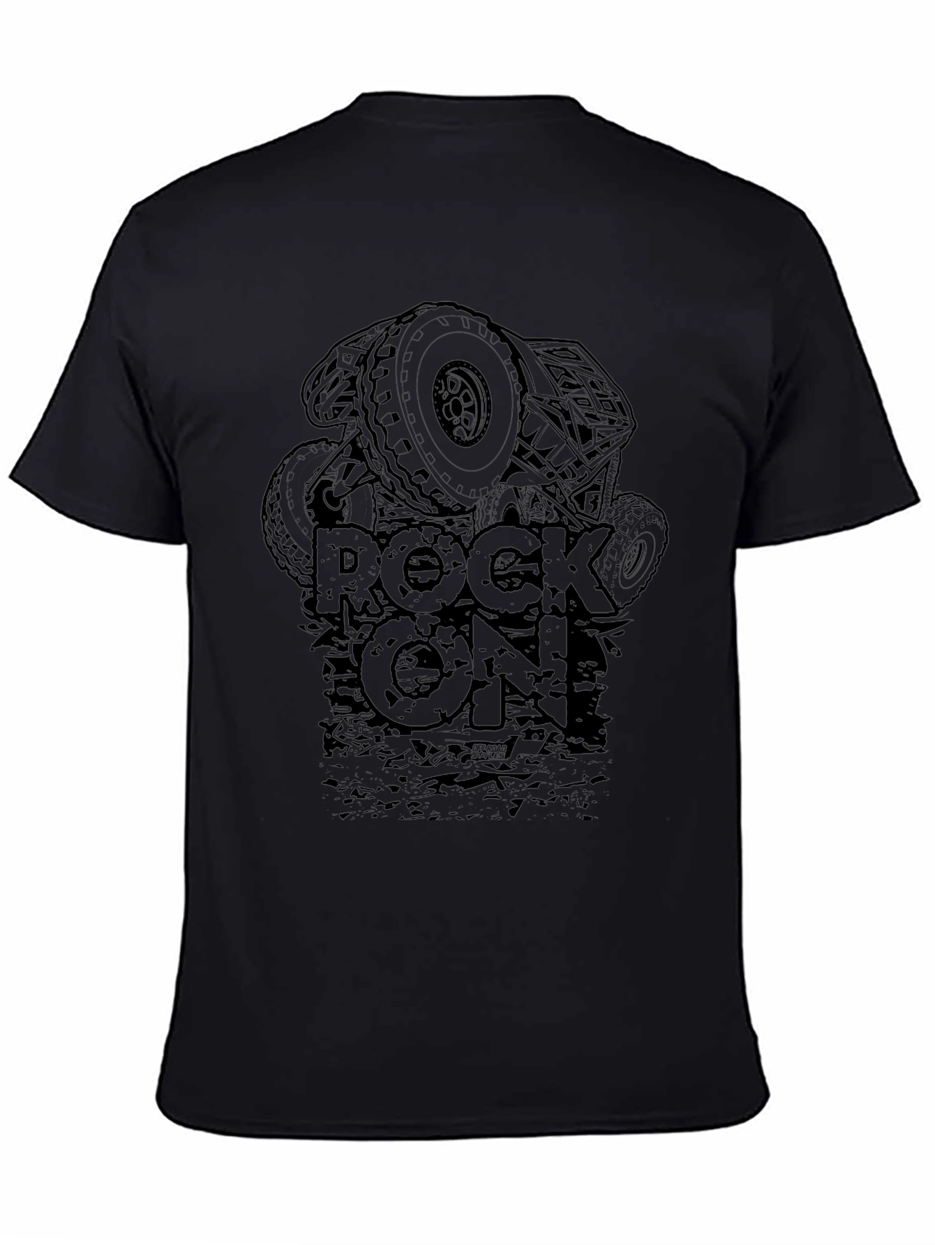 Rock On Off-Road T-Shirt - Black