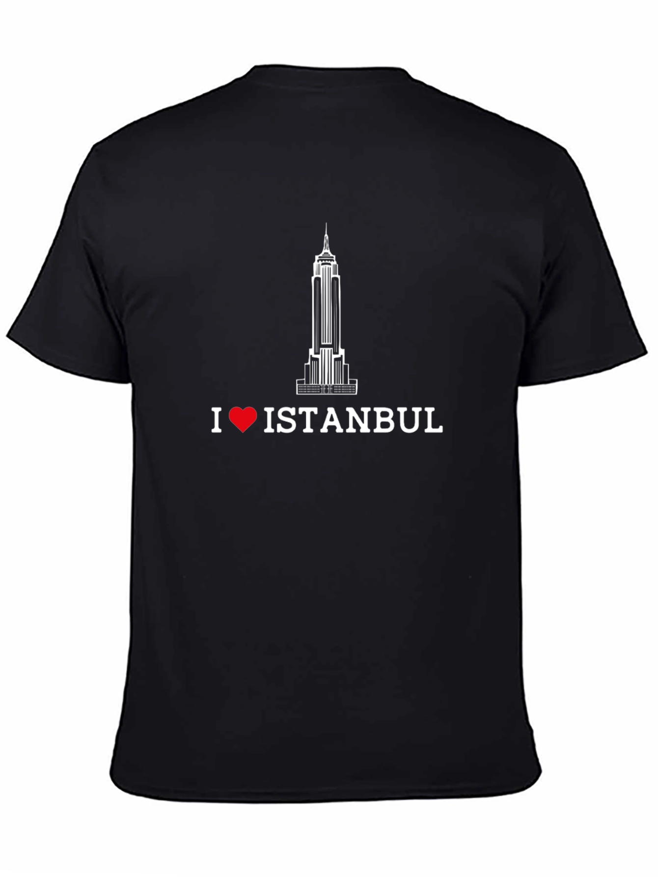 I Love Istanbul Black Graphic Tee