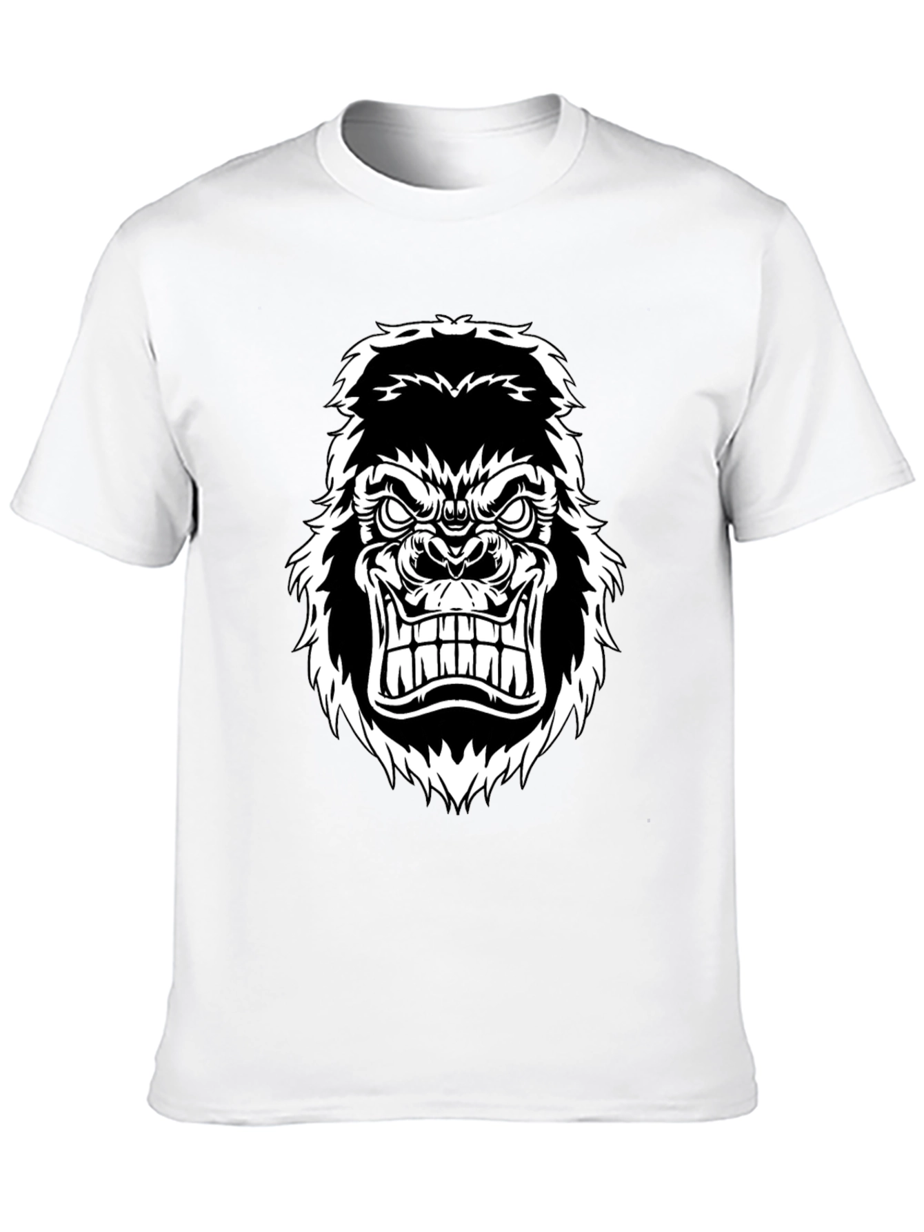 Mens Gorilla Graphic Tee - Black