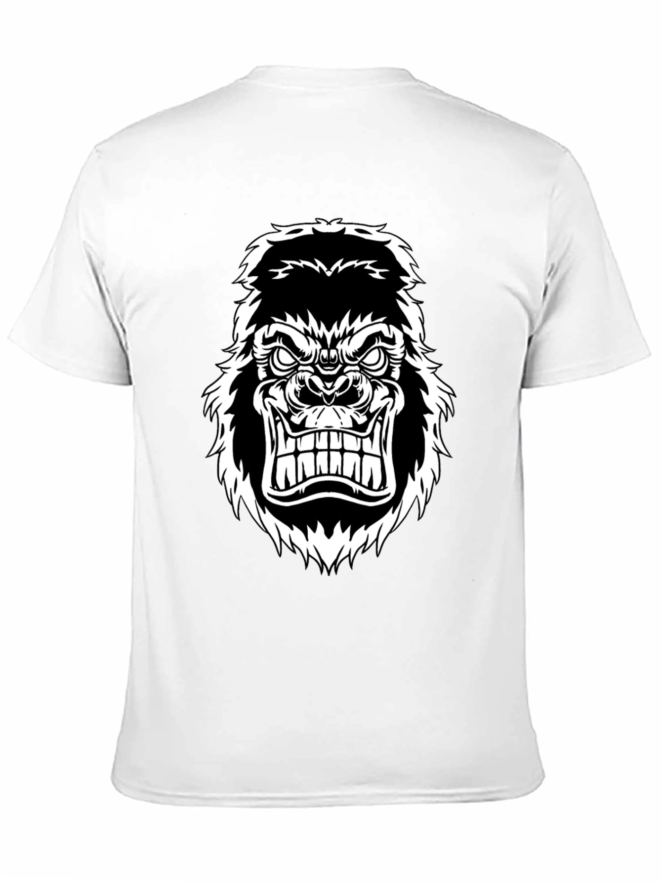 Mens Gorilla Graphic Tee - Black