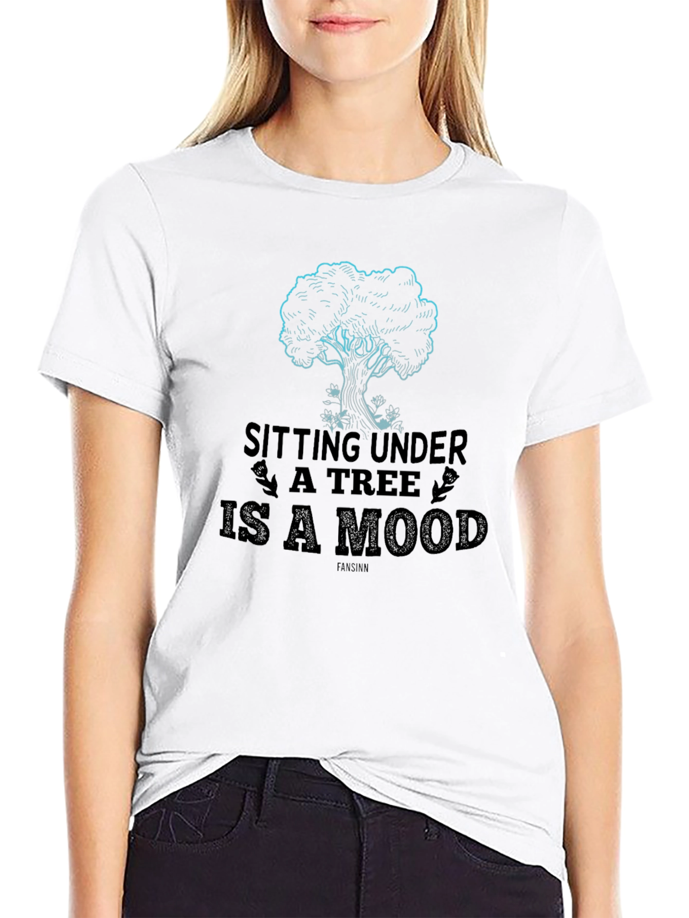 Sitting Under a Tree T-Shirt - Relaxed Mood